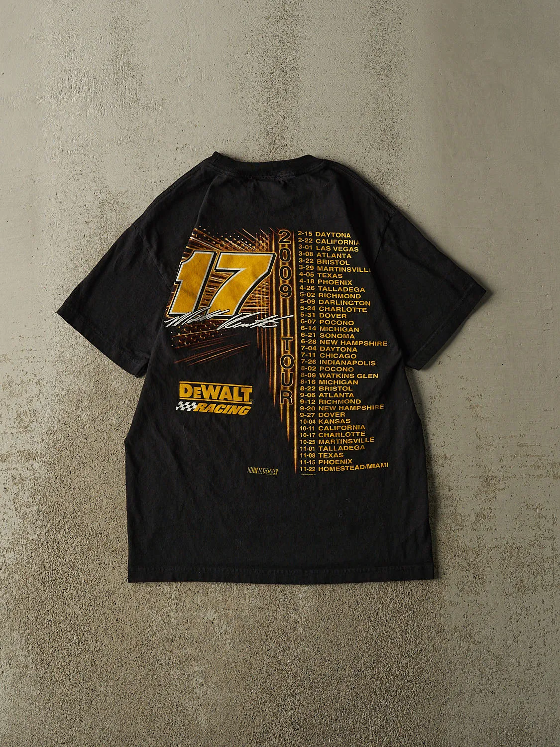 Vintage 09' Black Matt Kenseth Nascar Tee (S/M) sold by Rebalance Vintage product image thumbnail 2
