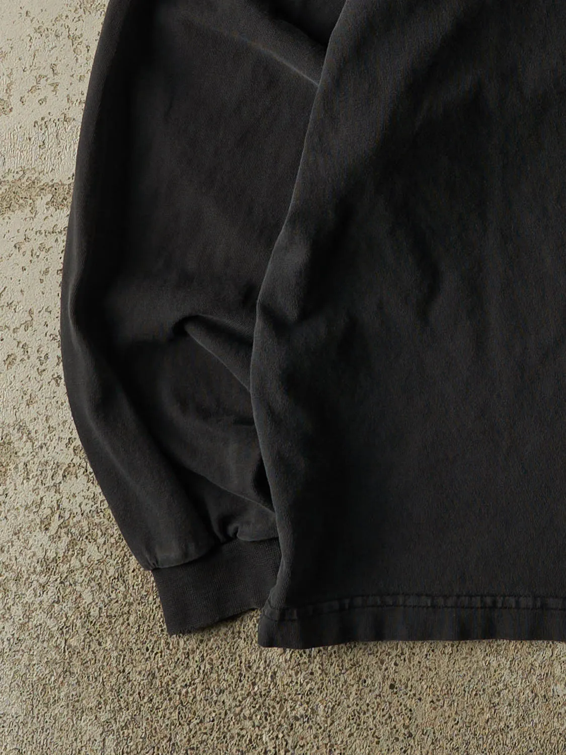 Vintage 90s Faded Black Reebok Mock Neck Long Sleeve (L/XL) sold by Rebalance Vintage product image thumbnail 4