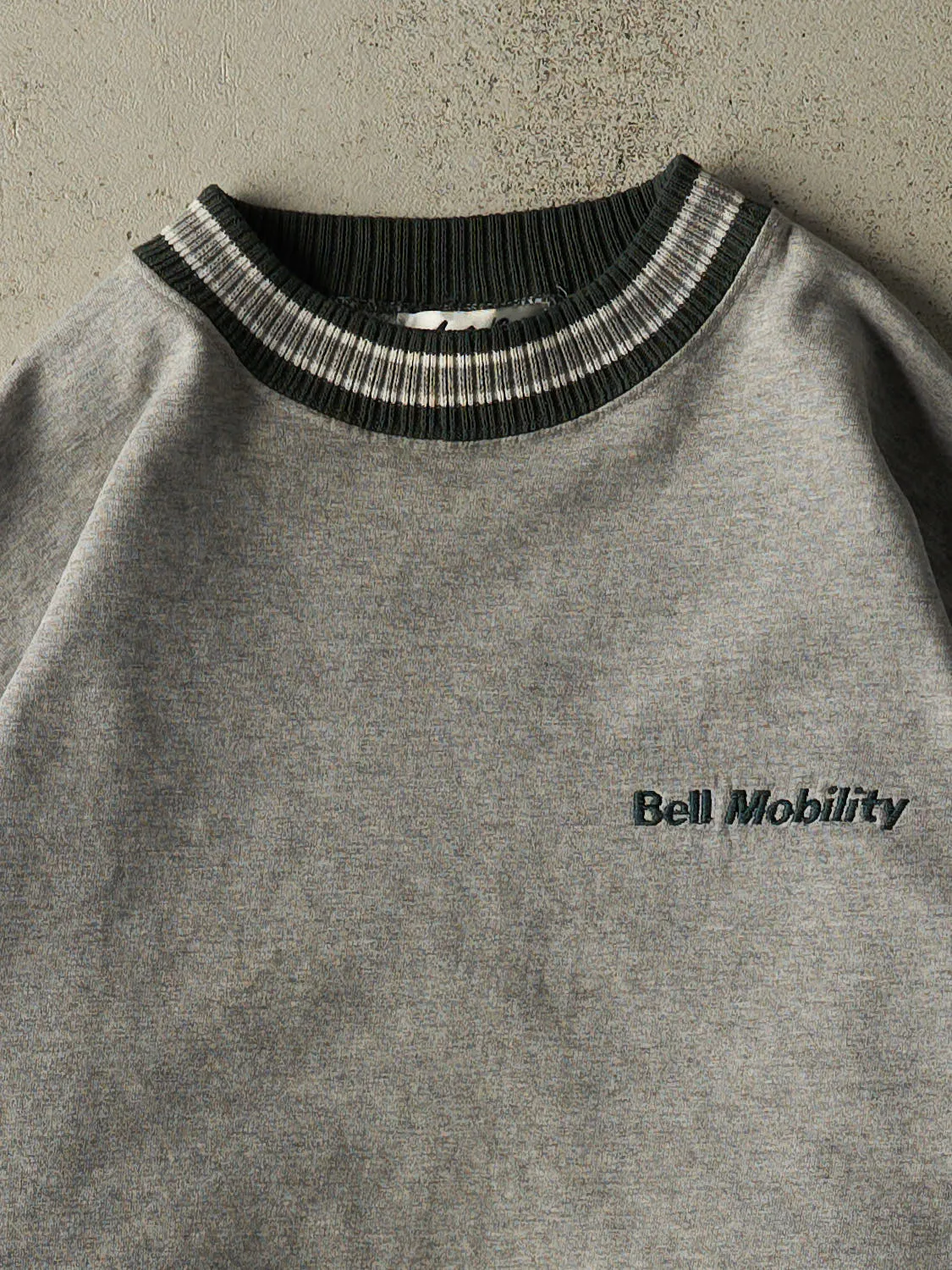 Vintage 90s Grey Bell Mobility Ribbed Crewneck (L) sold by Rebalance Vintage product image thumbnail 2