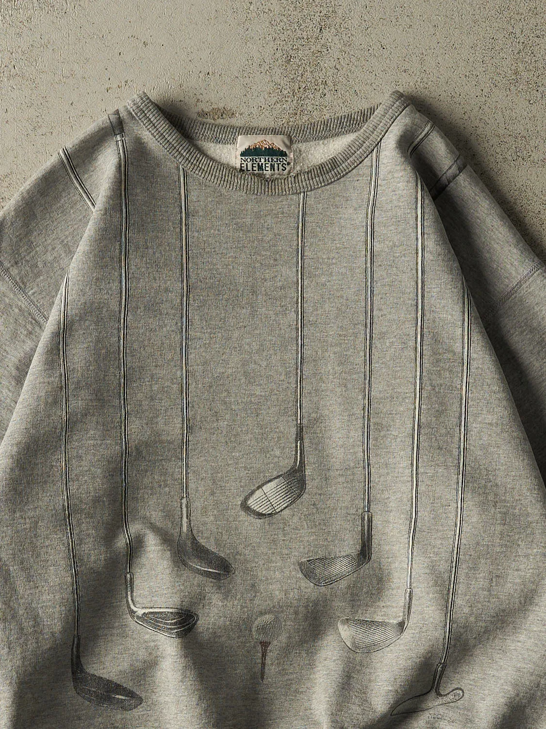 Vintage 90s Grey Northern Elements Golf Crewneck (M/L) sold by Rebalance Vintage product image thumbnail 2