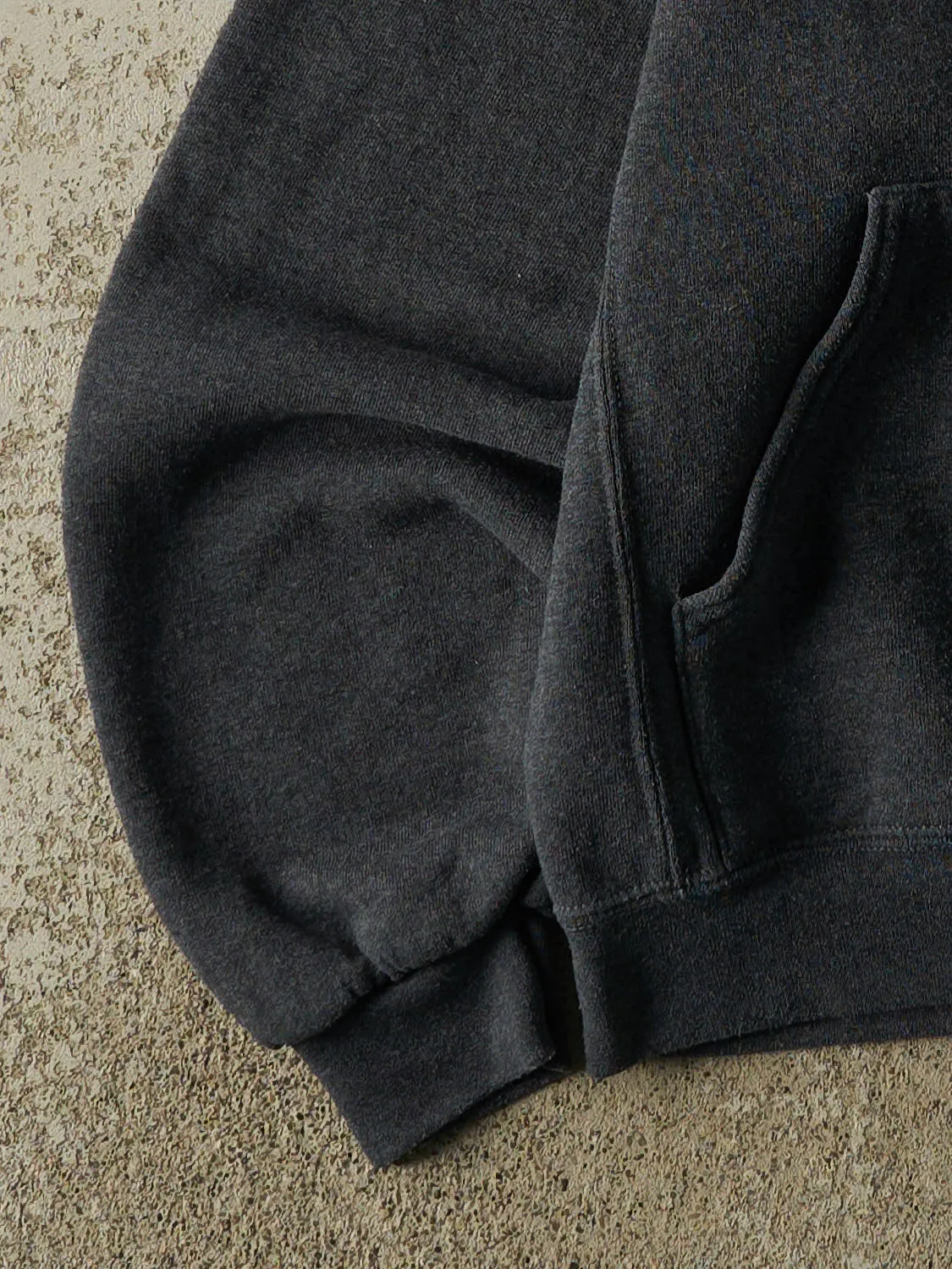 Vintage Y2K Charcoal Grey Russell Athletic University of PEI Hoodie (S) sold by Rebalance Vintage product image thumbnail 4