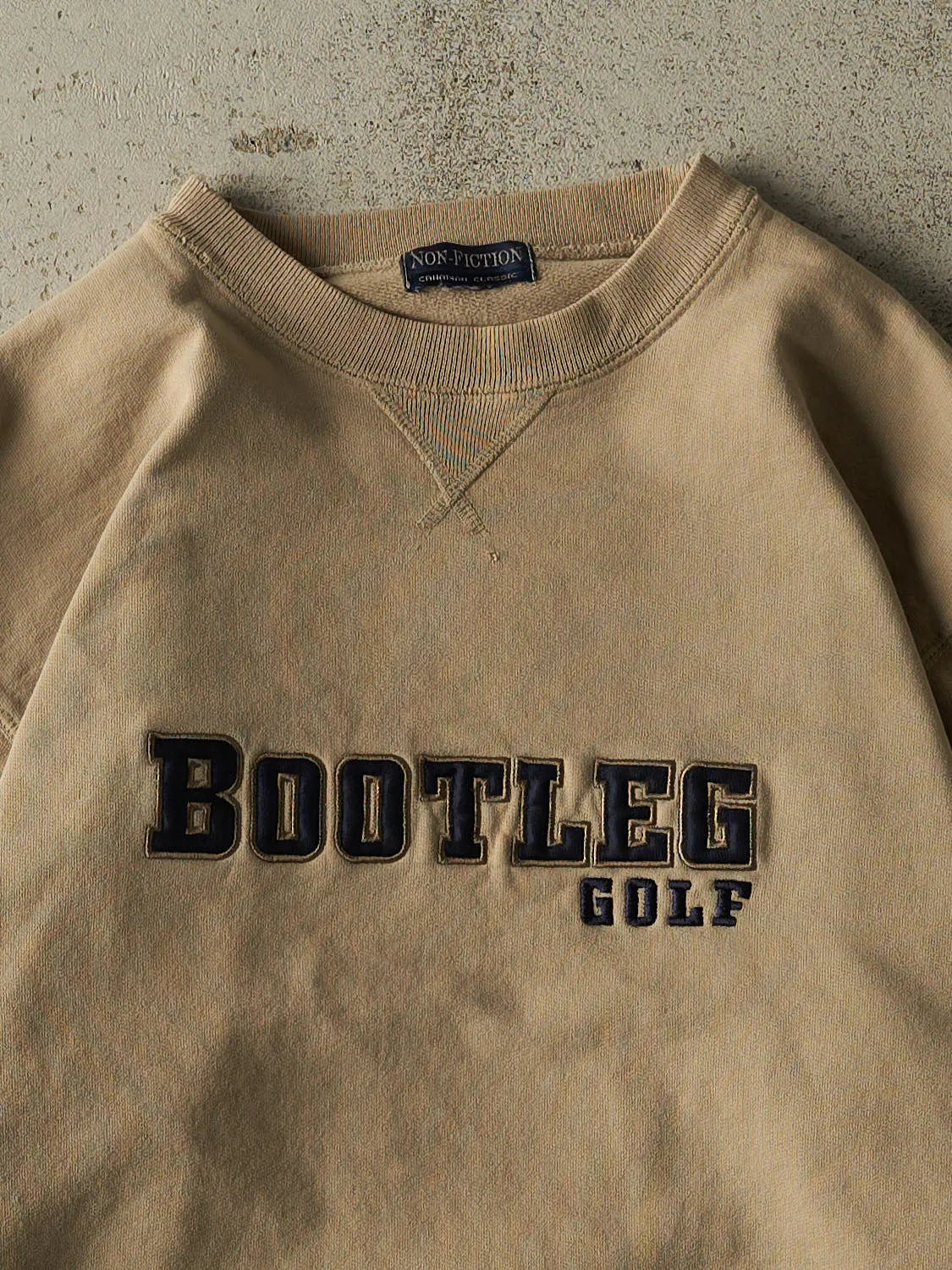 Vintage 90s Beige Bootleg Golf Embroidered Crewneck (L) sold by Rebalance Vintage product image thumbnail 2