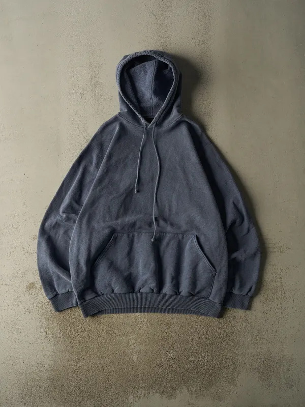 Vintage 90s Washed Blue Wind River Blank Hoodie (XXL/XXXL) made by Rebalance Vintage