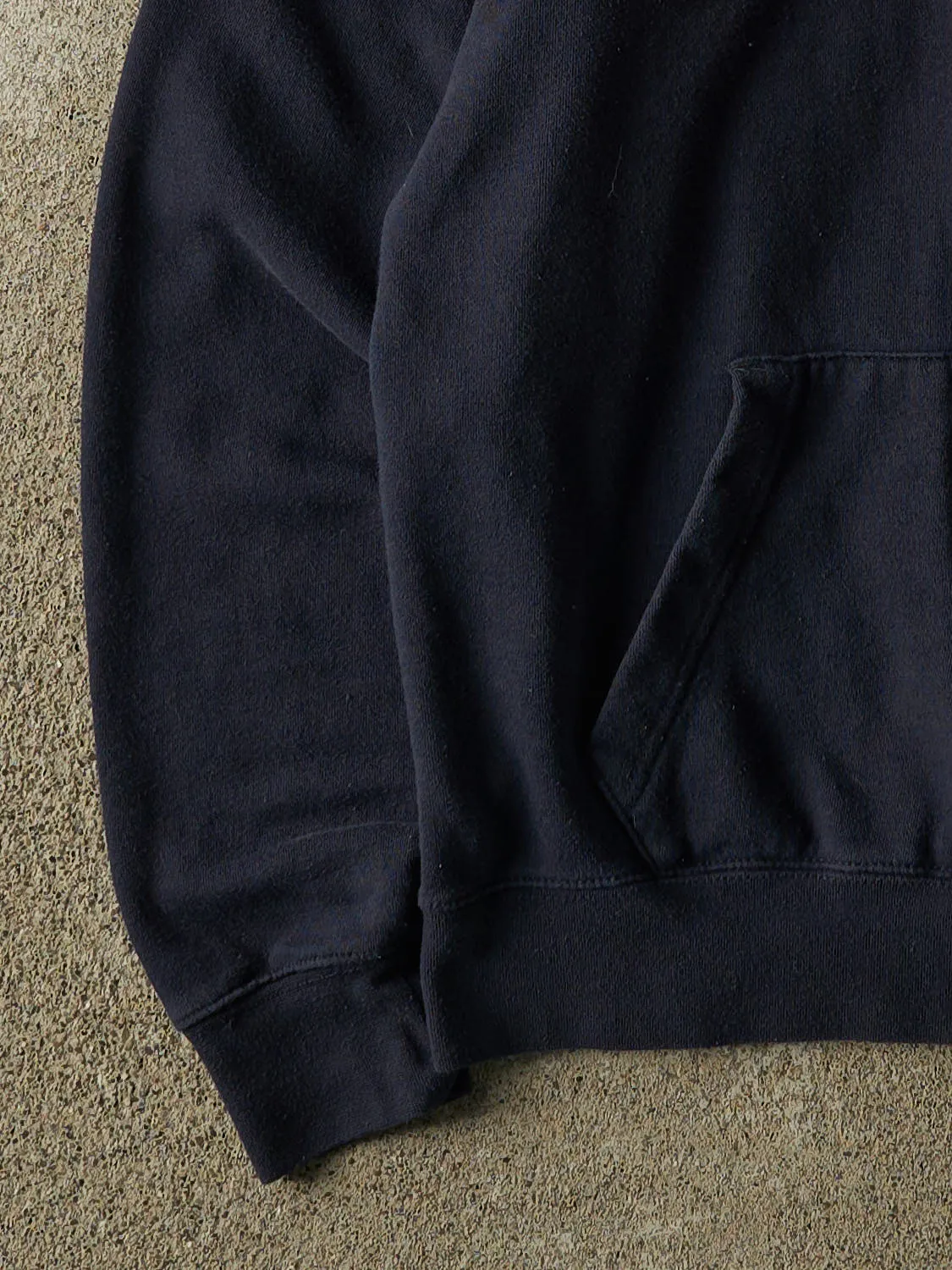 Vintage Y2K Navy Blue Syracuse University Embroidered Zip Up Hoodie (S/M) sold by Rebalance Vintage product image thumbnail 3
