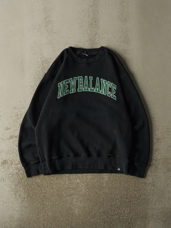 Vintage Y2K Black New Balance Embroidered Crewneck (L) made by Rebalance Vintage