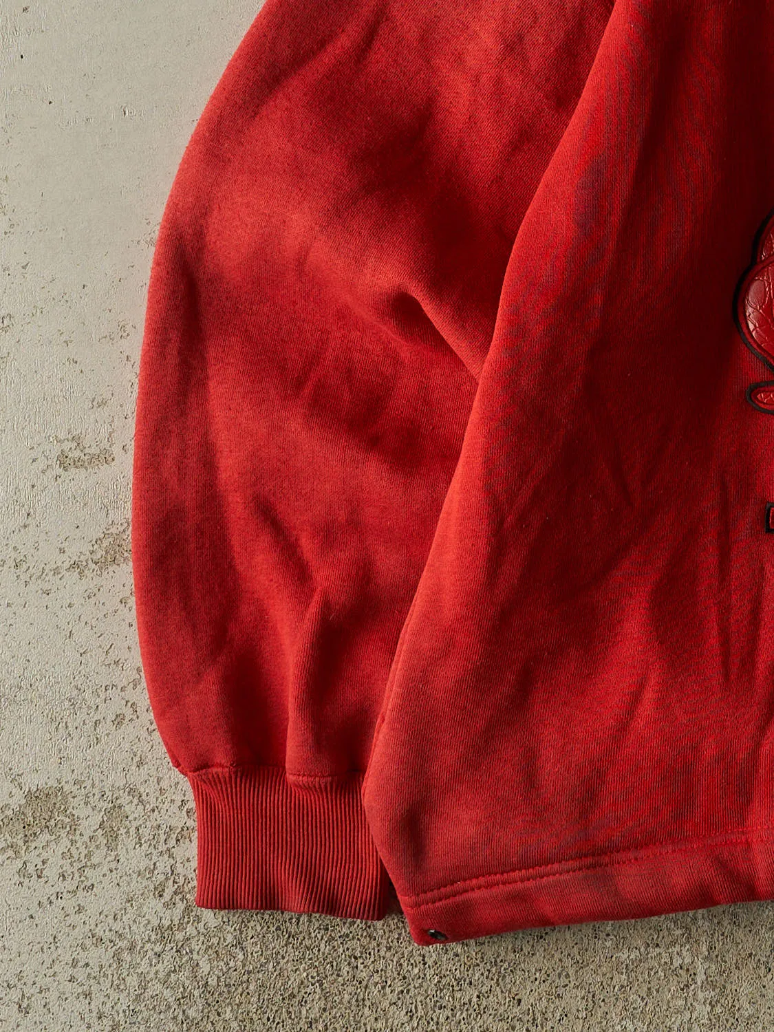 Vintage 90s Red Johnny Blaze Embroidered Hoodie (XXL) sold by Rebalance Vintage product image thumbnail 3