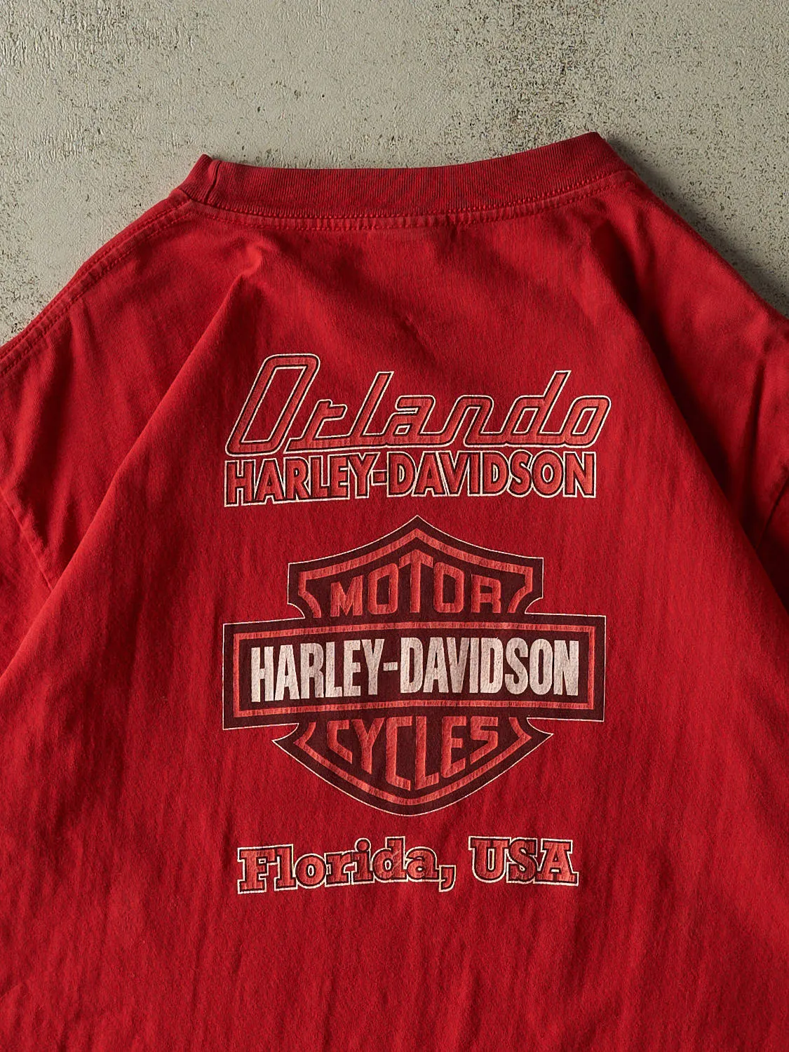 Vintage 03' Red Harley Davidson Orlando FL Tee (L/XL) sold by Rebalance Vintage product image thumbnail 4