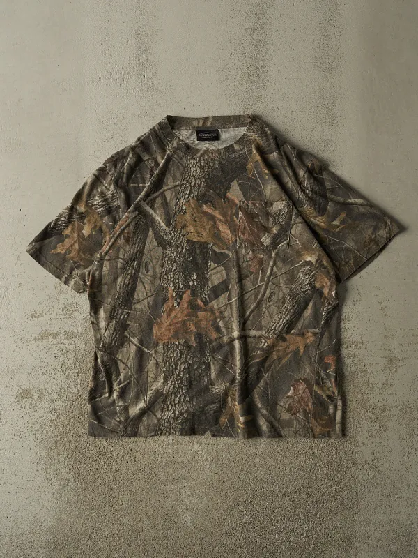 Vintage 90s Camo Realtree Pocket Tee (XL) made by Rebalance Vintage