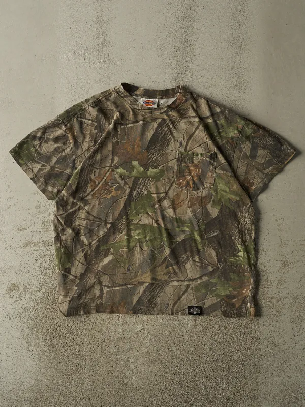 Vintage 90s Camo Realtree x Dickies Pocket Tee (XL) made by Rebalance Vintage