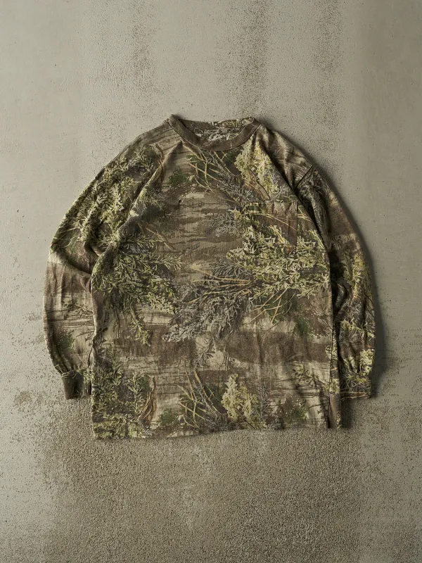 Vintage Y2K Camo Max-1 Pocket Long Sleeve (L/XL) made by Rebalance Vintage