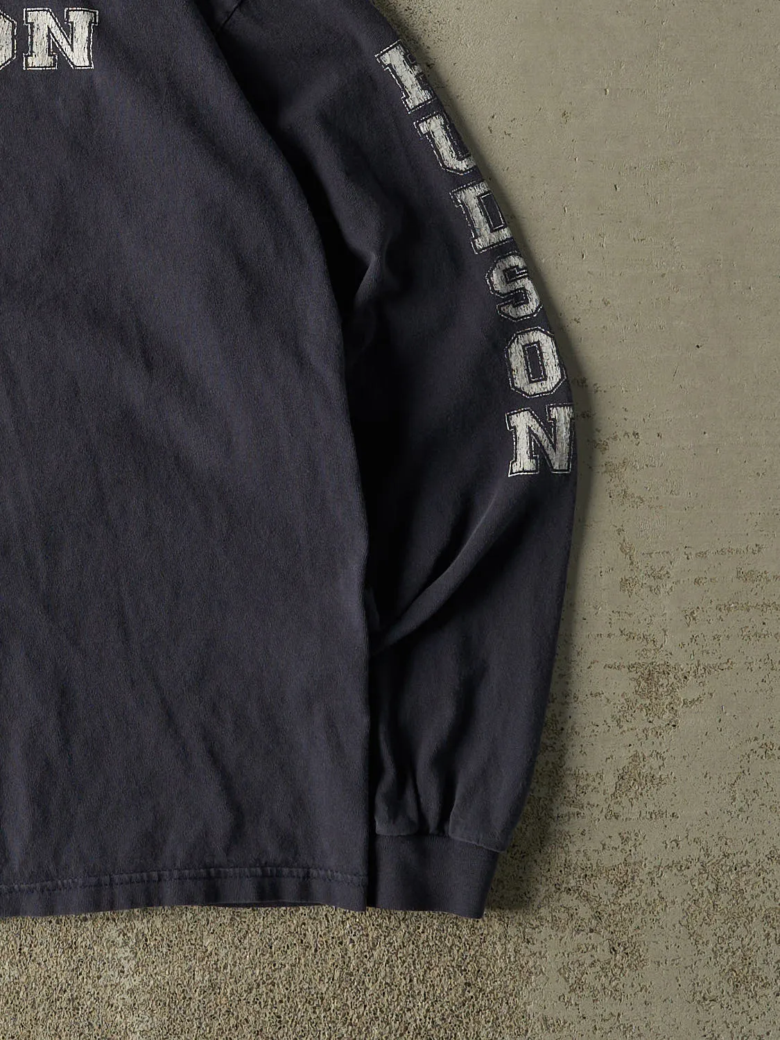 Vintage 90s Navy Blue Hudson Long Sleeve (M) sold by Rebalance Vintage product image thumbnail 3