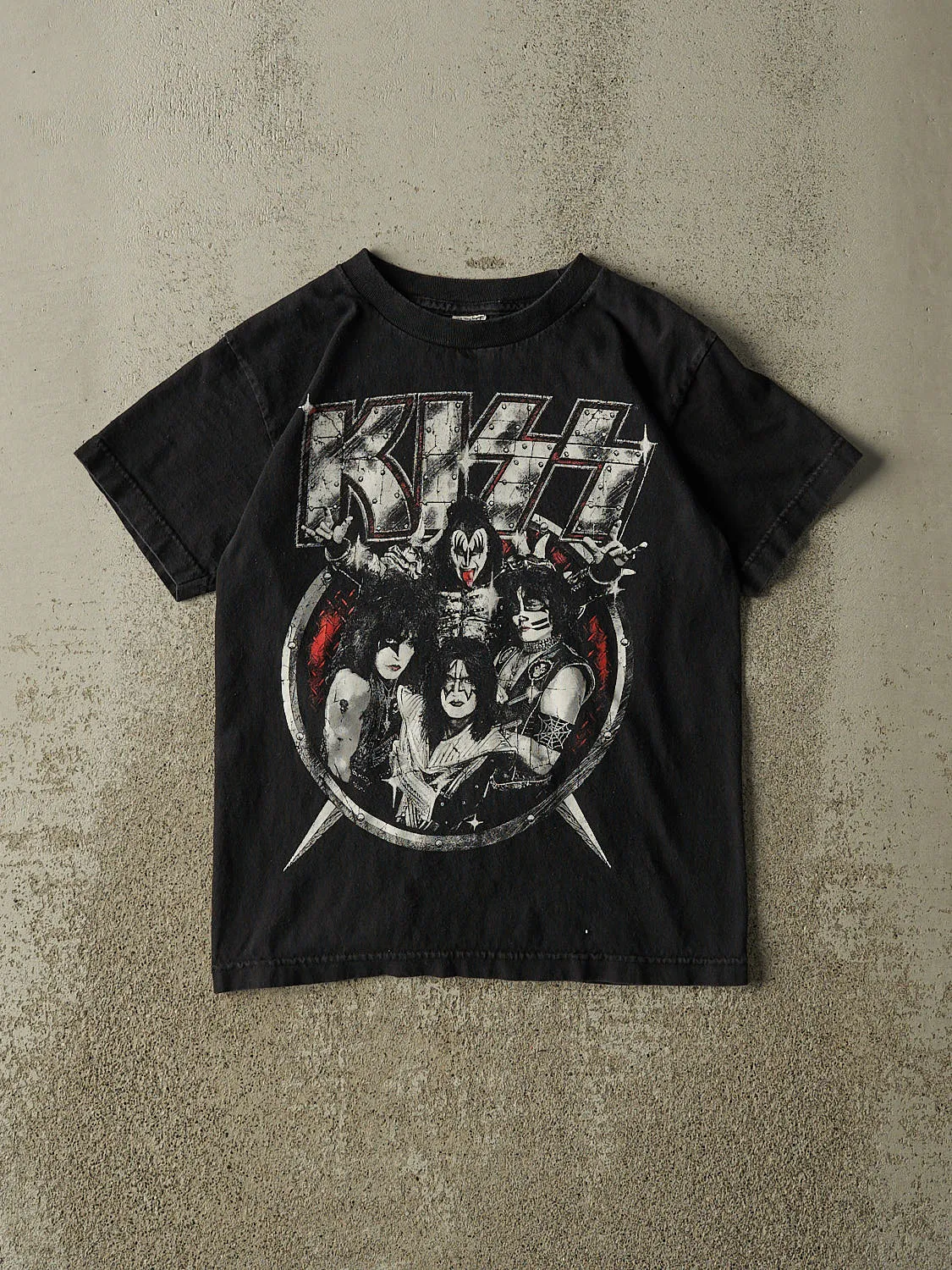 Vintage 13' Black KISS "Monster Tour" Band Tee (XXS/XS) sold by Rebalance Vintage