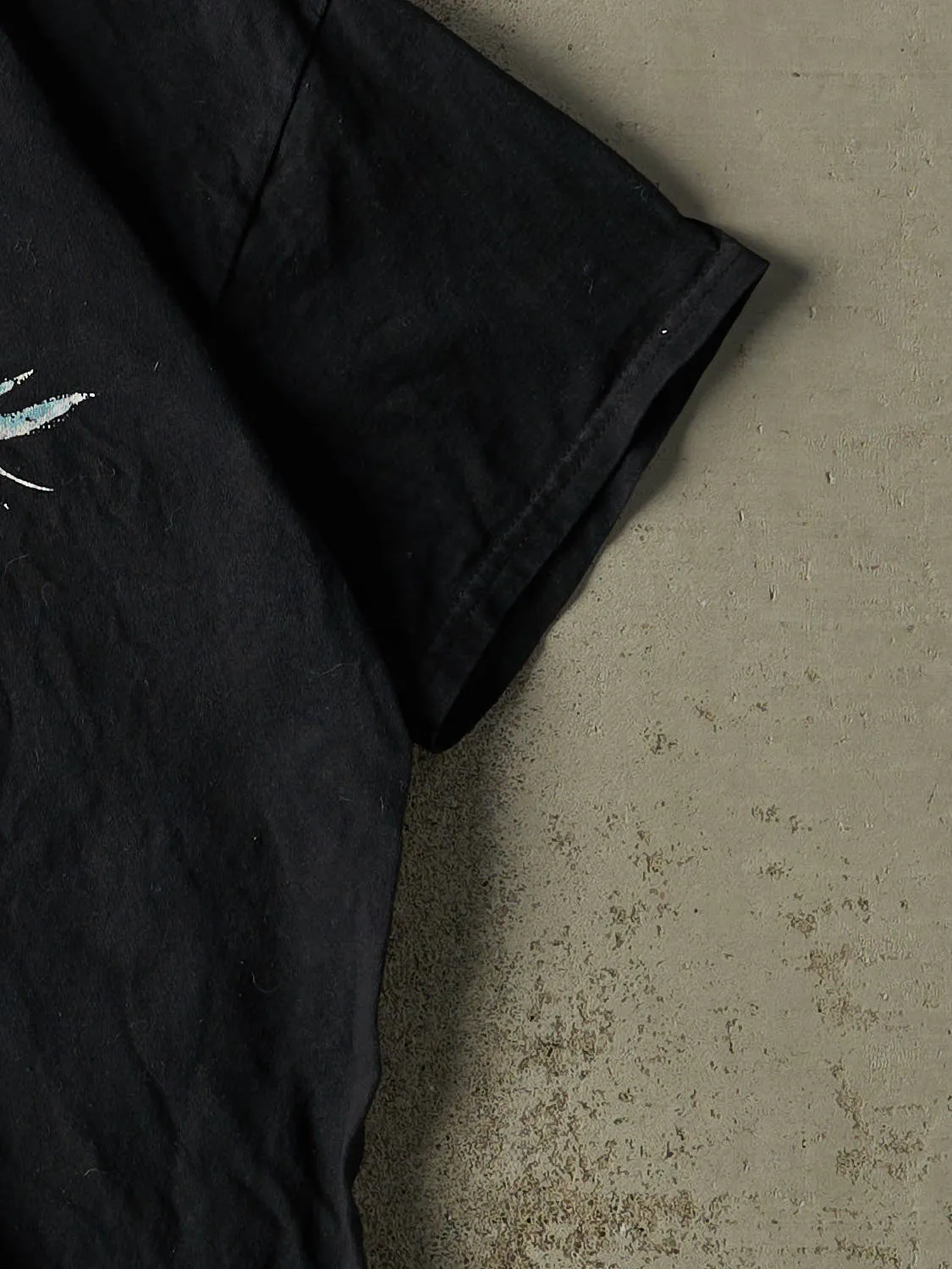 Vintage Y2K Black Skull Flame Graphic Tee (L/XL) sold by Rebalance Vintage product image thumbnail 4