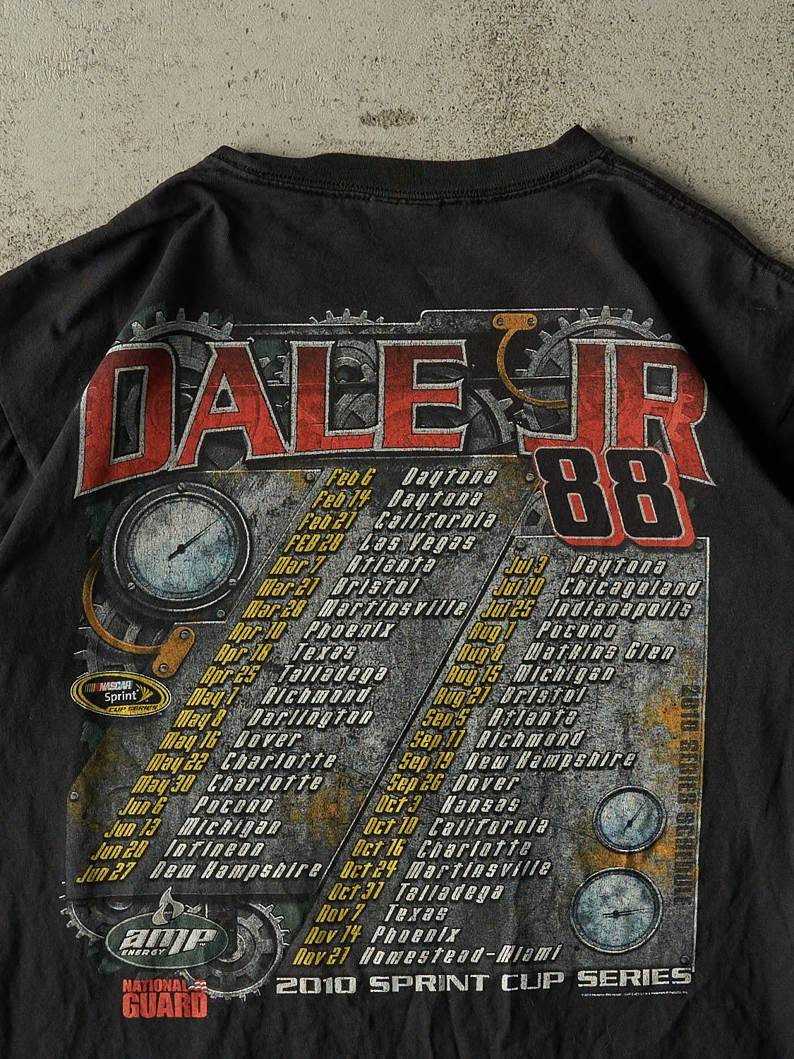 Vintage 10' Black Dale Earnhardt Jr Nascar Tee (M/L) sold by Rebalance Vintage product image thumbnail 4