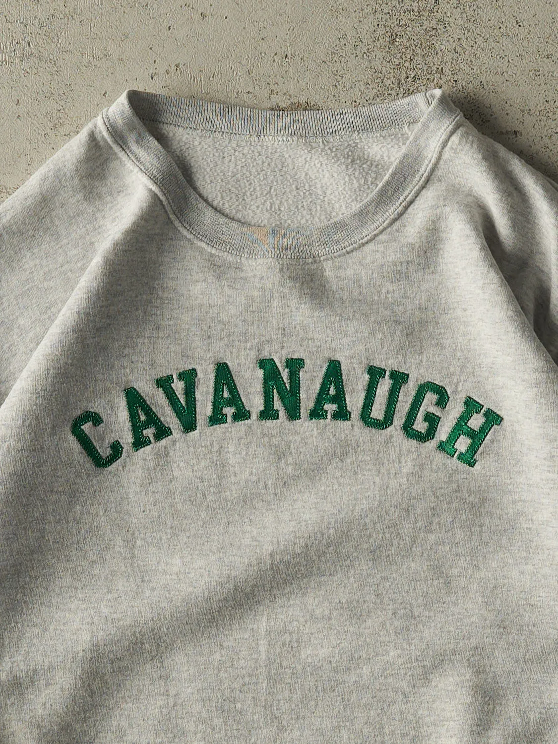 Vintage 90s Heather Grey University of Notre Dame Cavanaugh Crewneck (S/M) sold by Rebalance Vintage product image thumbnail 2