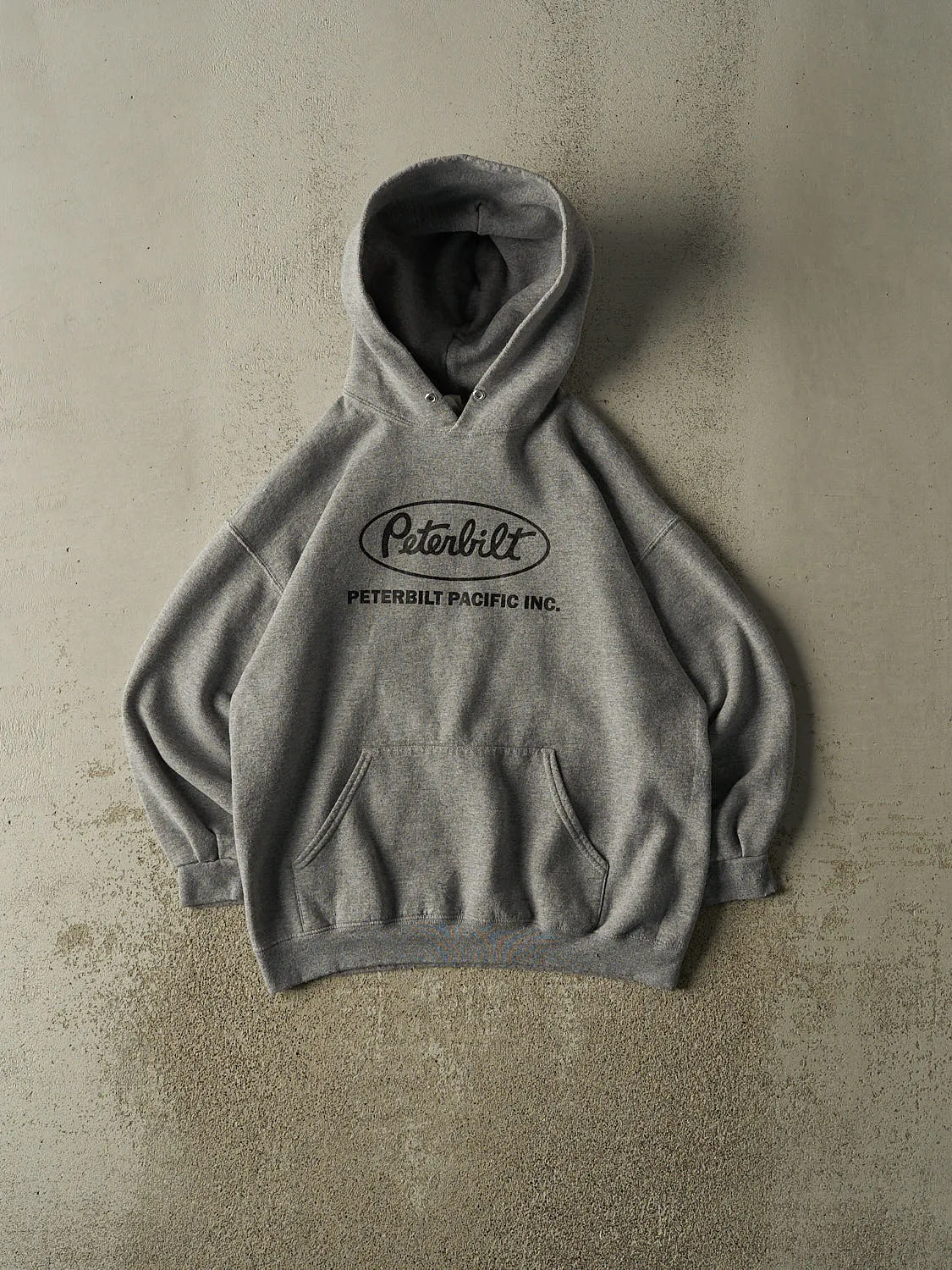 Vintage 90s Grey Peterbilt Trucking Hoodie (M/L) sold by Rebalance Vintage