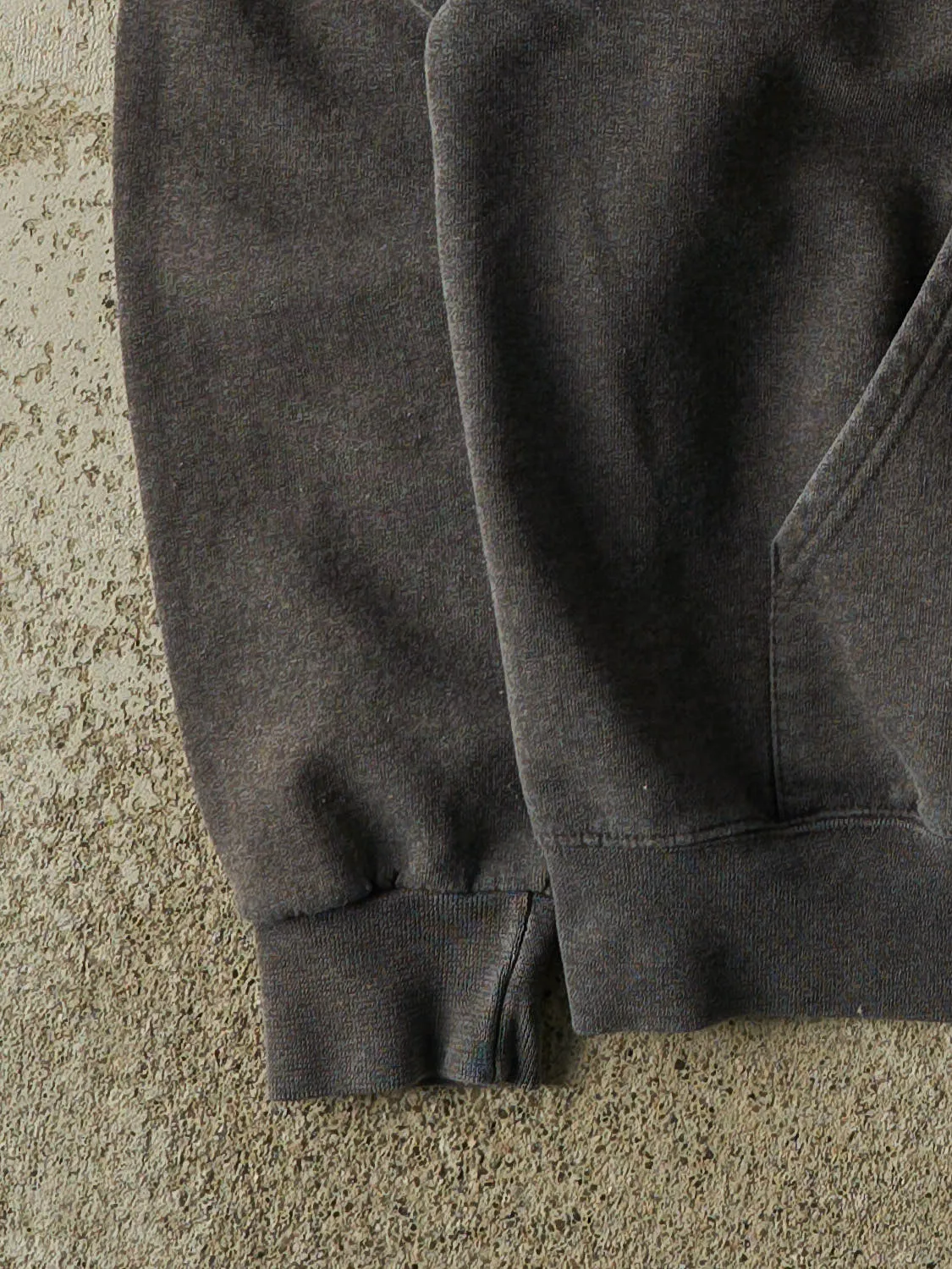Vintage Y2K Charcoal Grey LDSBC Hoodie (S/M) sold by Rebalance Vintage product image thumbnail 4