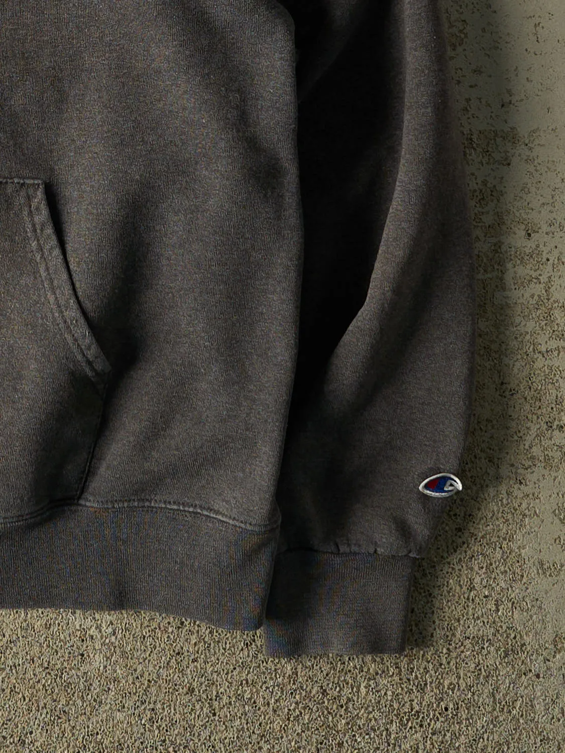 Vintage Y2K Charcoal Grey LDSBC Hoodie (S/M) sold by Rebalance Vintage product image thumbnail 3