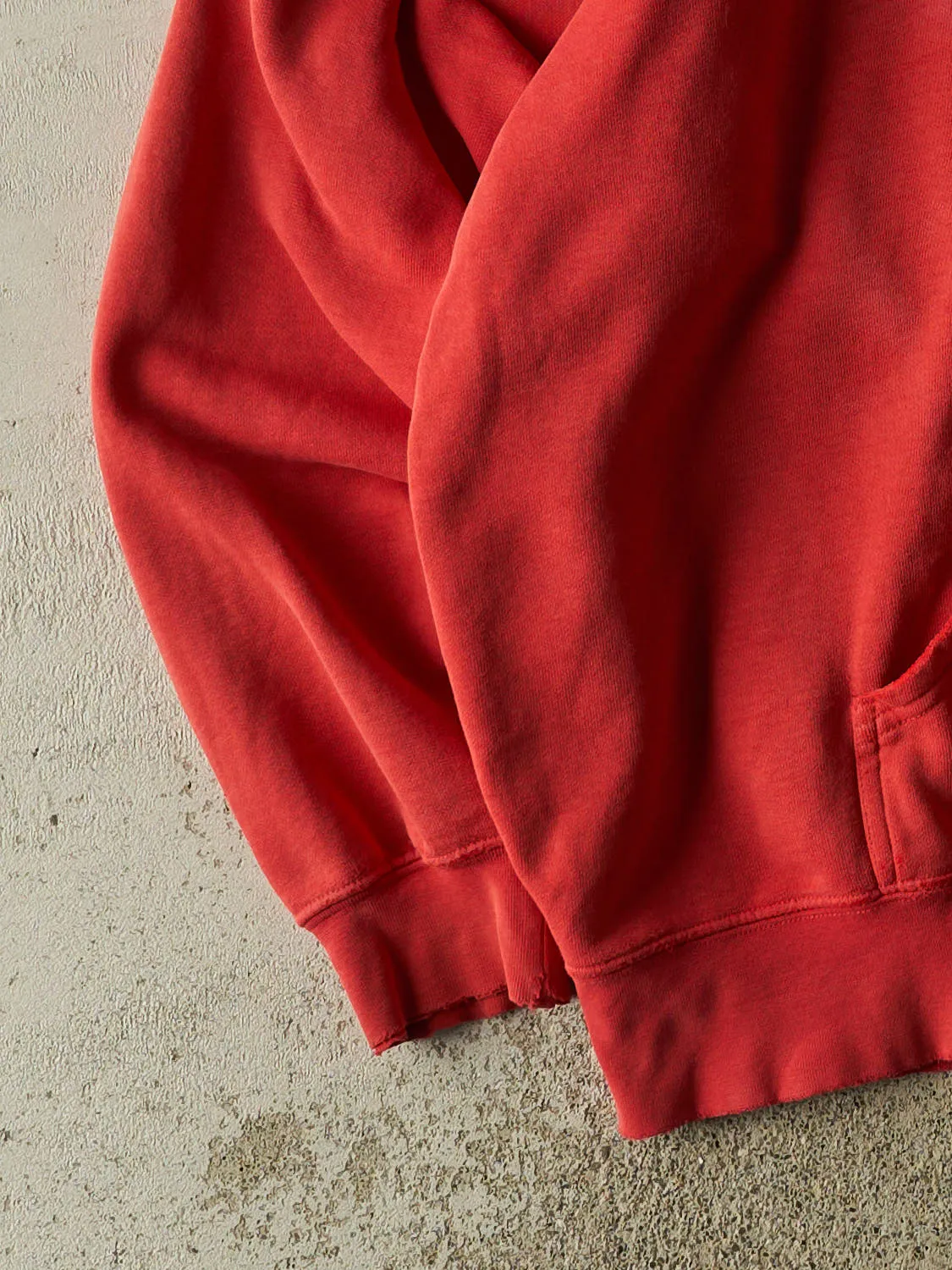 Vintage 90s Sun Faded Red Nike Embroidered Middle Swoosh Hoodie (XXL/XXXL) sold by Rebalance Vintage product image thumbnail 3