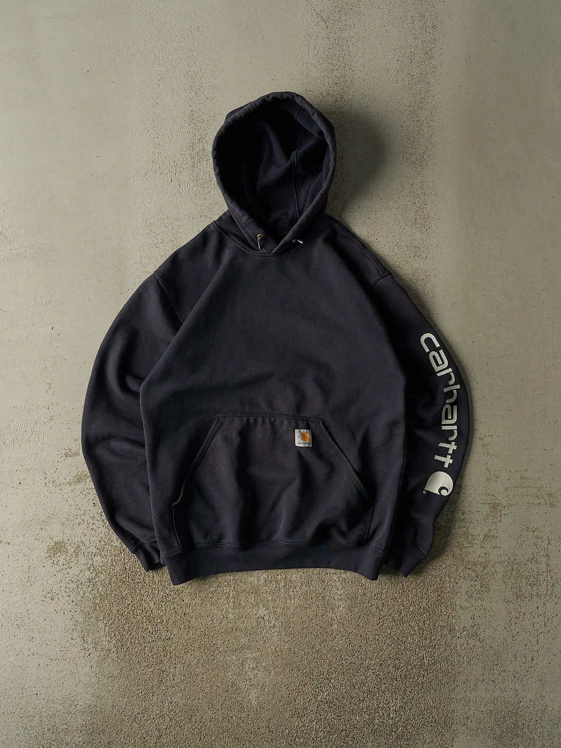 Vintage Y2K Navy Blue Carhartt Hoodie (M) sold by Rebalance Vintage