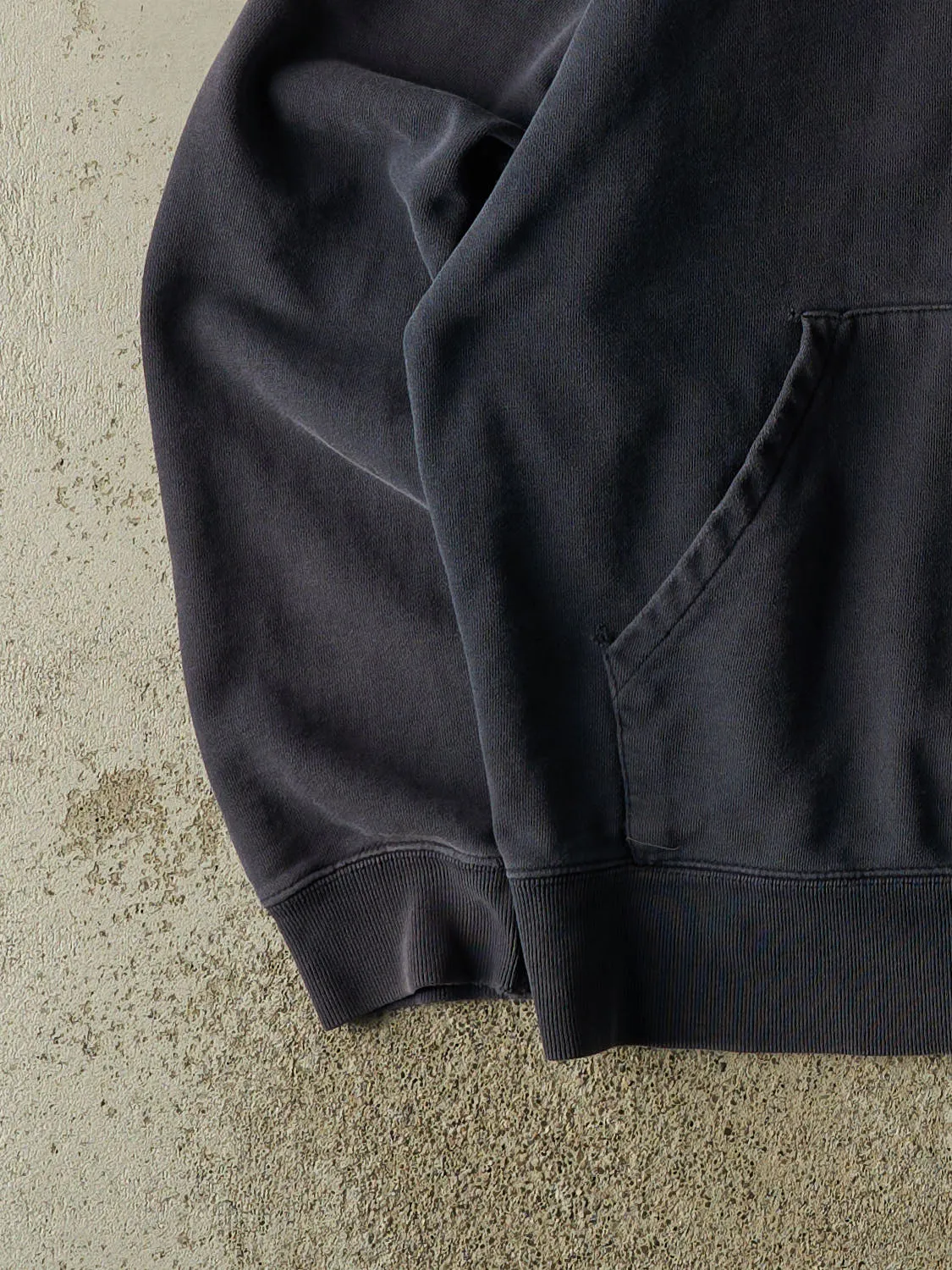 Vintage 90s Navy Blue Gap Blank Zip Up Hoodie (M/L) sold by Rebalance Vintage product image thumbnail 3