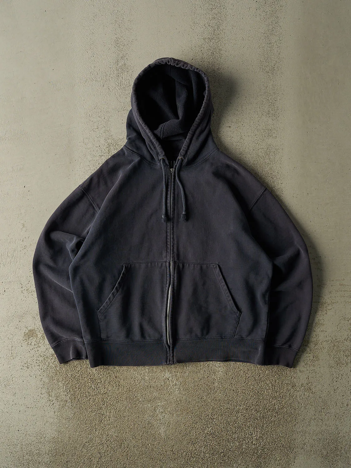 Vintage 90s Navy Blue Gap Blank Zip Up Hoodie (M/L) sold by Rebalance Vintage