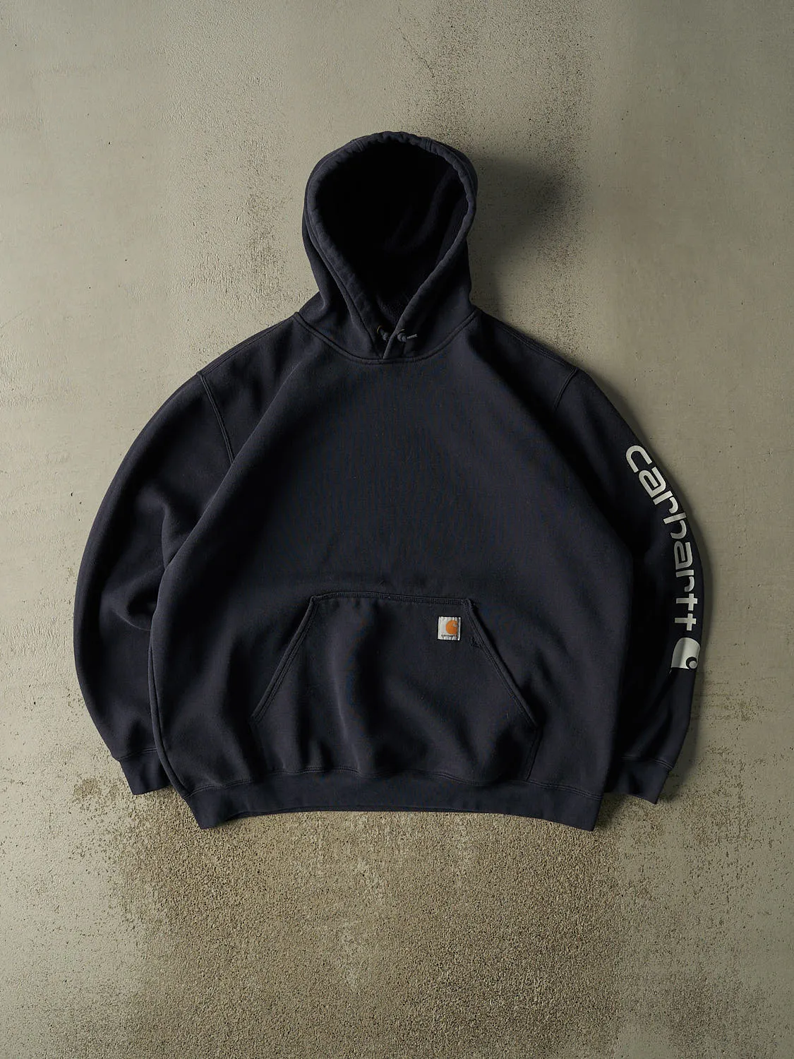 Vintage Y2K Navy Blue Carhartt Hoodie (XXL/XXXL) sold by Rebalance Vintage