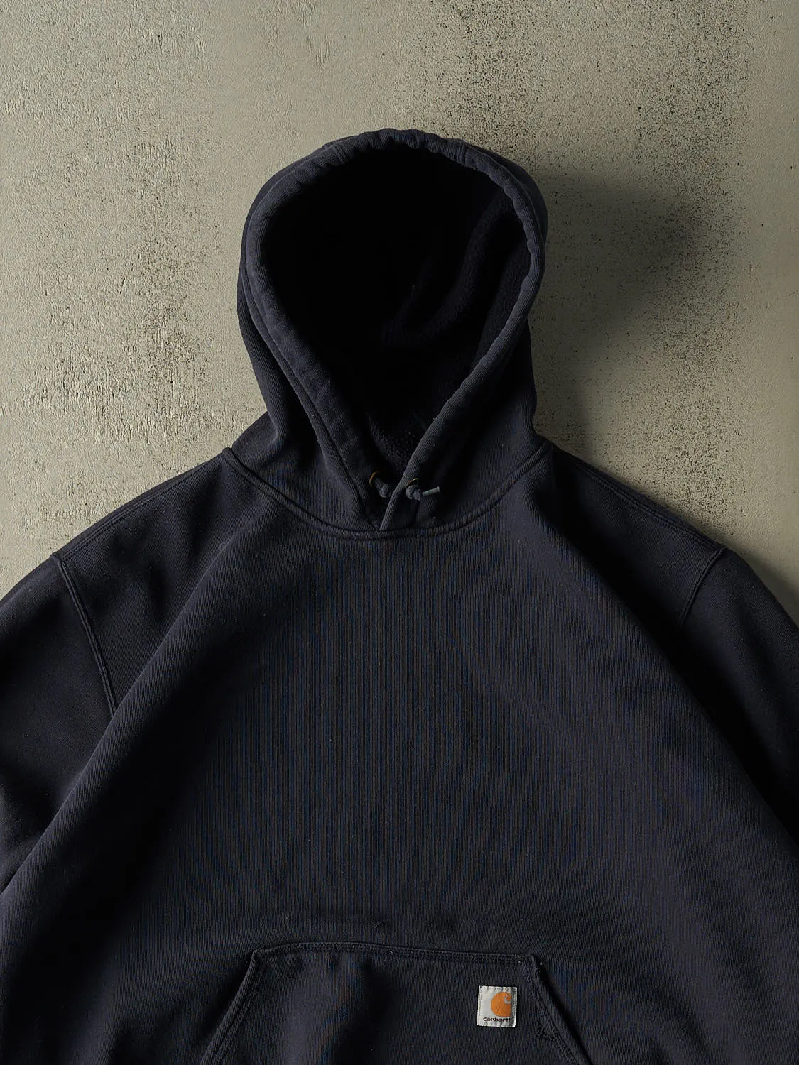 Vintage Y2K Navy Blue Carhartt Hoodie (XXL/XXXL) sold by Rebalance Vintage product image thumbnail 2