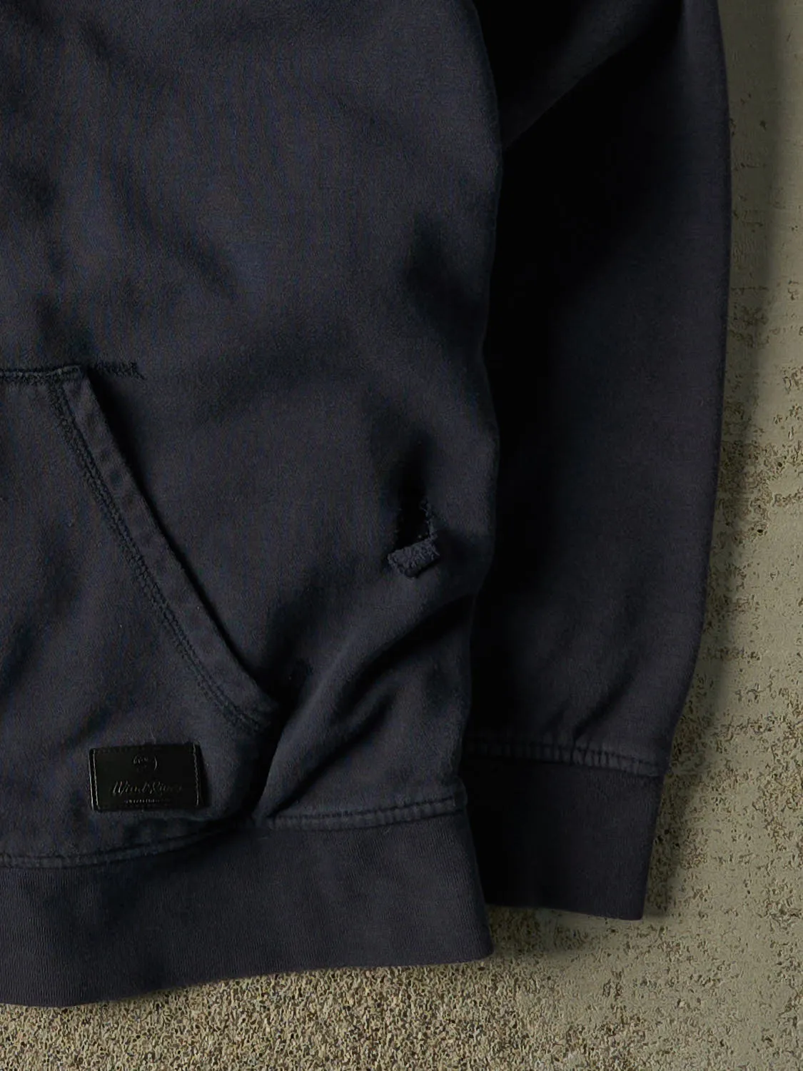 Vintage Y2K Navy Blue Thermal Lined Zip Up Wind River Hoodie (L/XL) sold by Rebalance Vintage product image thumbnail 4