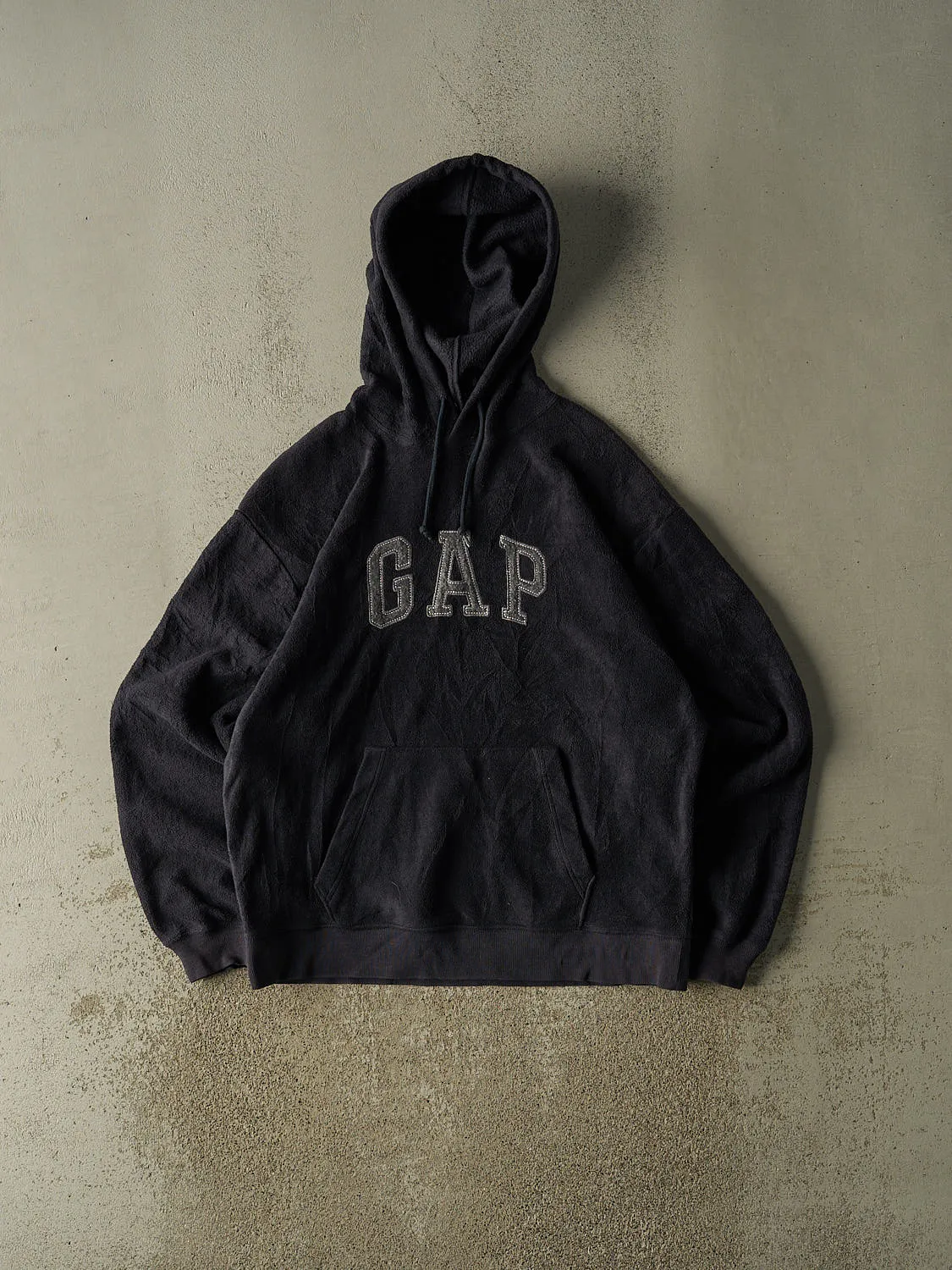 Vintage Y2K Navy Blue Gap Fleece Hoodie (XL) sold by Rebalance Vintage