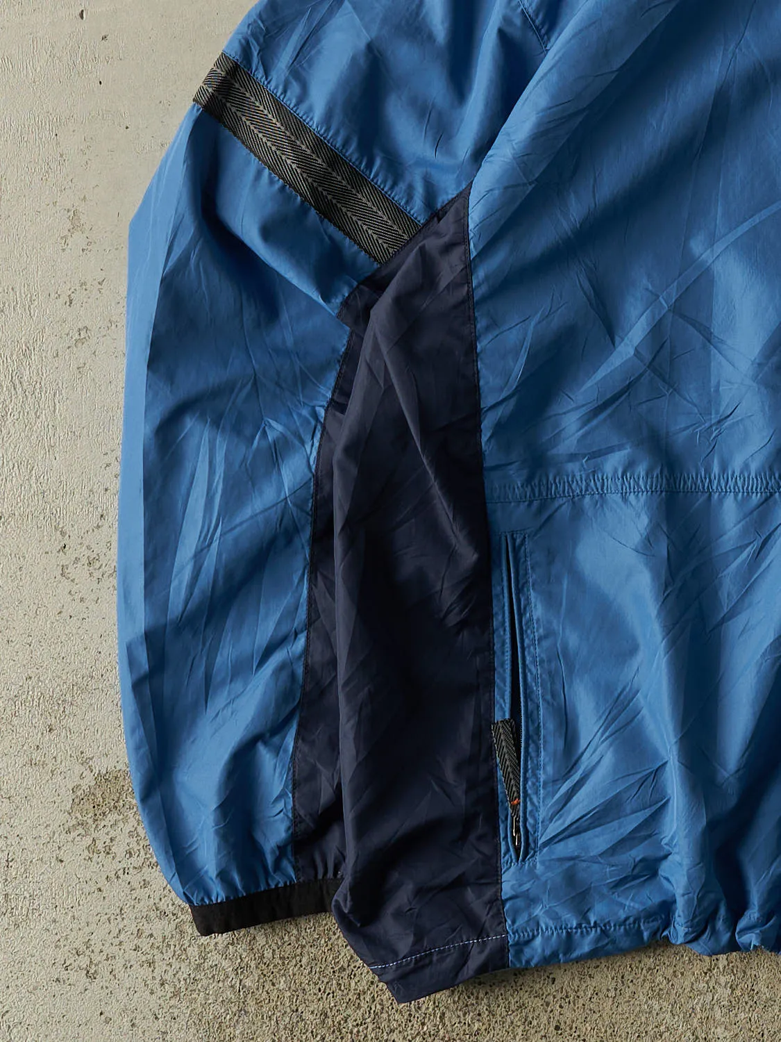 Vintage Y2K Blue Nike Embroidered Windbreaker Jacket (XL) sold by Rebalance Vintage product image thumbnail 3