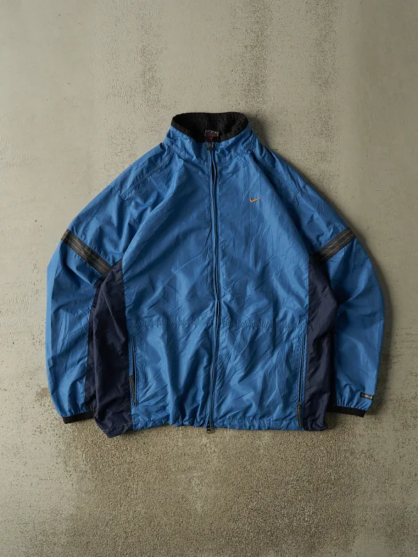 Vintage Y2K Blue Nike Embroidered Windbreaker Jacket (XL) made by Rebalance Vintage