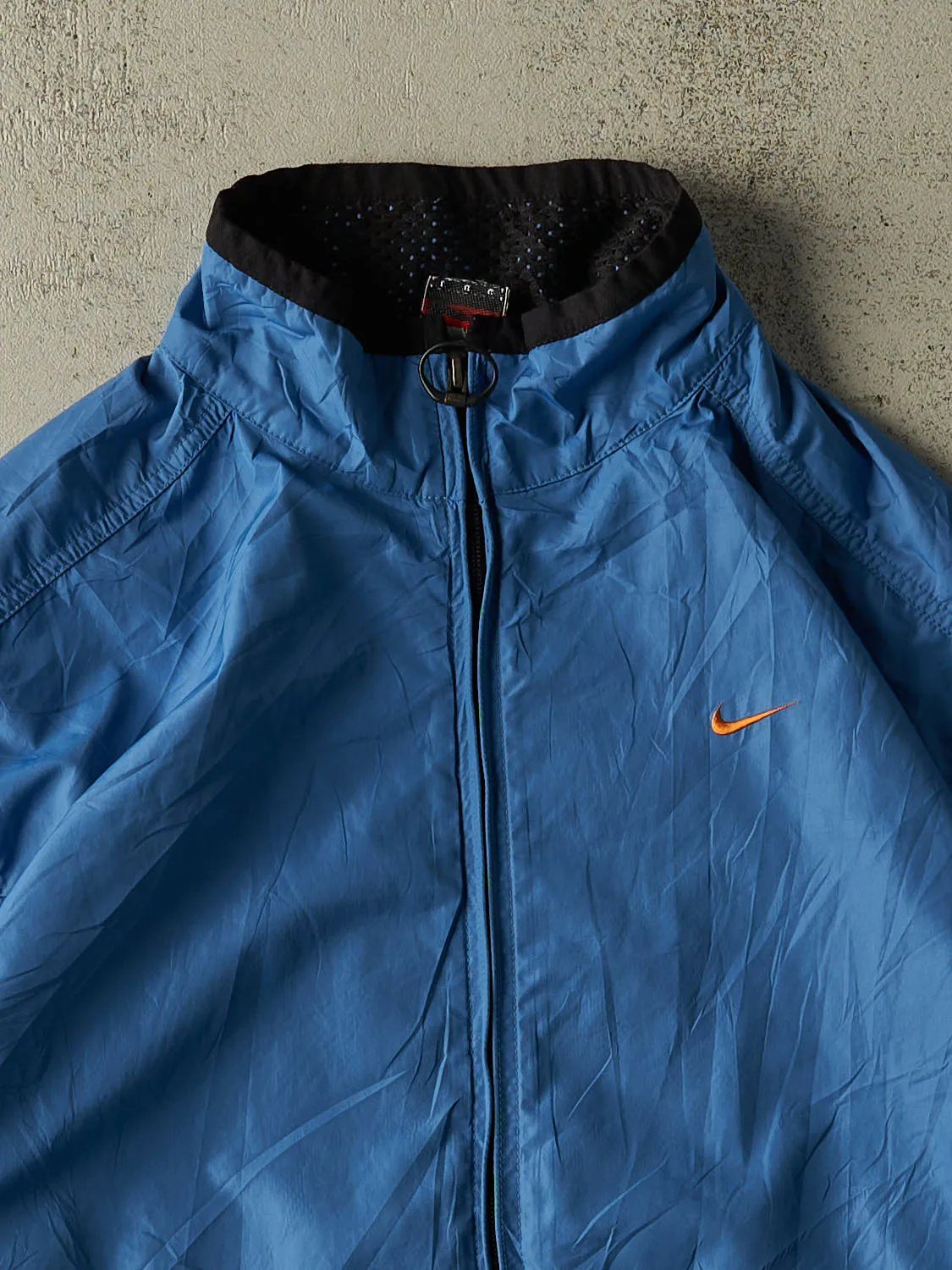 Vintage Y2K Blue Nike Embroidered Windbreaker Jacket (XL) sold by Rebalance Vintage product image thumbnail 2
