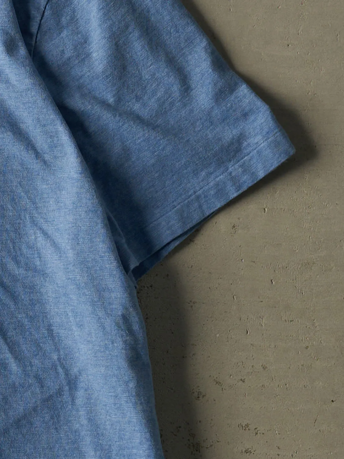 Vintage Y2K Blue Polo Ralph Lauren Quarter Button Tee (XL) sold by Rebalance Vintage product image thumbnail 4