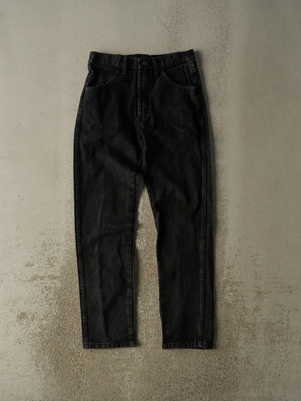 Vintage 90s Black Rustler Denim Pants (29x31) made by Rebalance Vintage