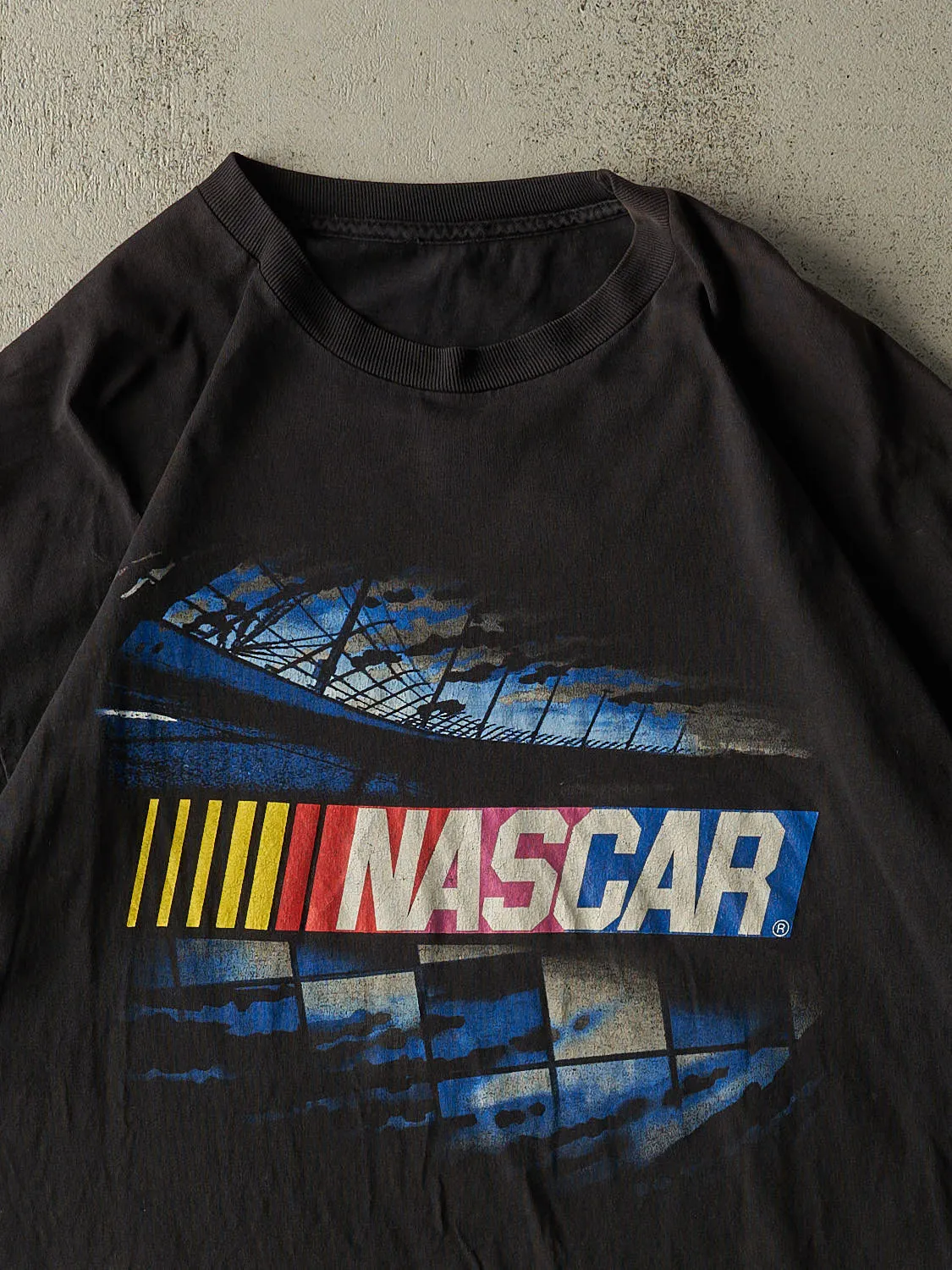 Vintage 90s Black Nascar Racing Tee (XXL/XXXL) sold by Rebalance Vintage product image thumbnail 2