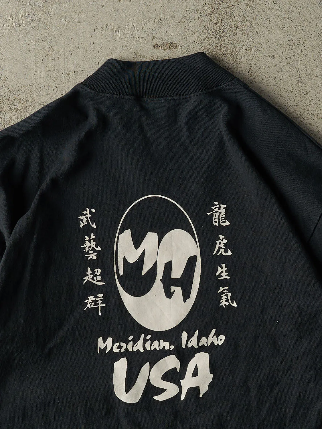 Vintage Y2K Black Kenpo Karate Long Sleeve (M/L) sold by Rebalance Vintage product image thumbnail 4