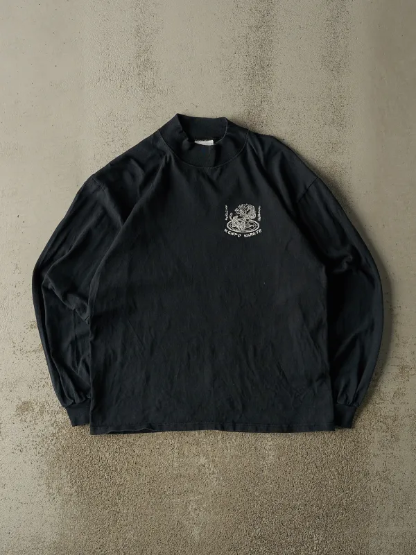 Vintage Y2K Black Kenpo Karate Long Sleeve (M/L) made by Rebalance Vintage