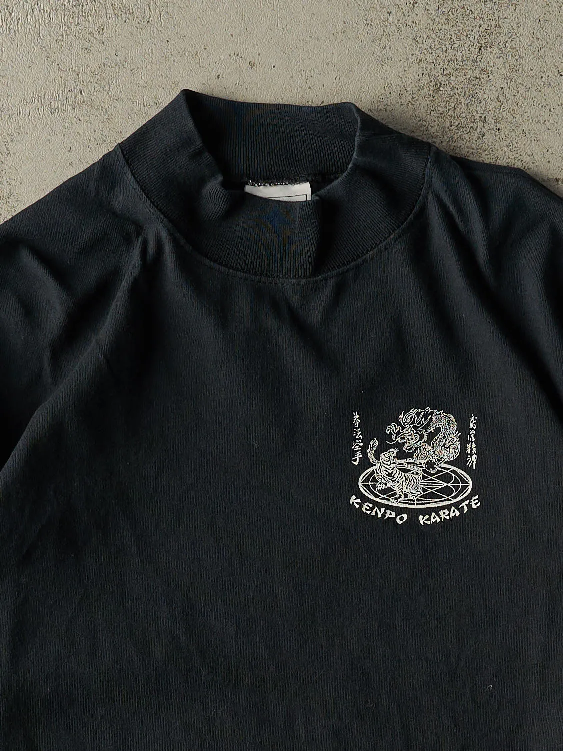 Vintage Y2K Black Kenpo Karate Long Sleeve (M/L) sold by Rebalance Vintage product image thumbnail 3