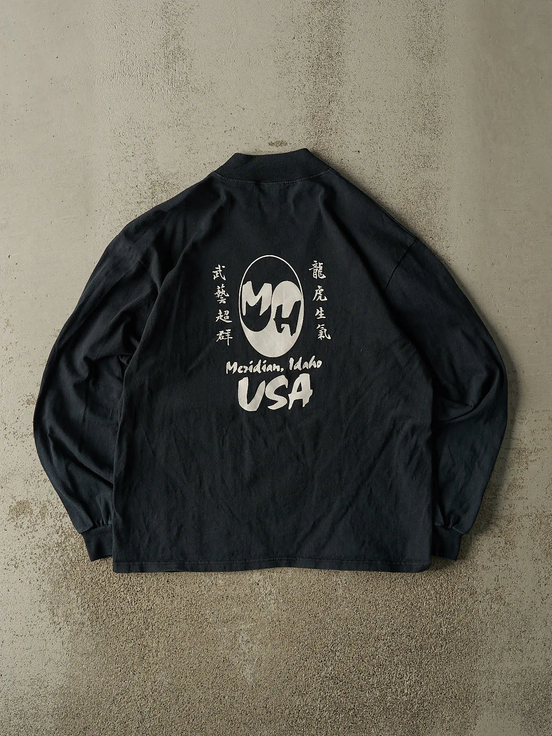 Vintage Y2K Black Kenpo Karate Long Sleeve (M/L) sold by Rebalance Vintage product image thumbnail 2