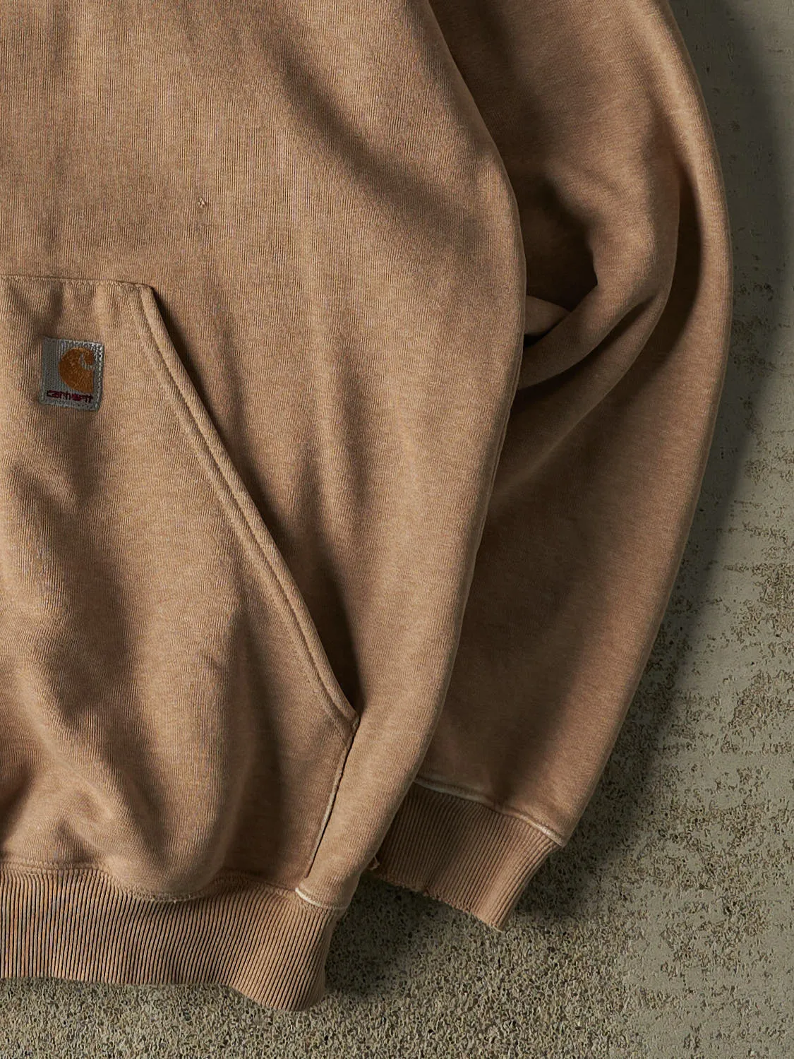Vintage 90s Beige Carhartt Hoodie (L/XL) sold by Rebalance Vintage product image thumbnail 3
