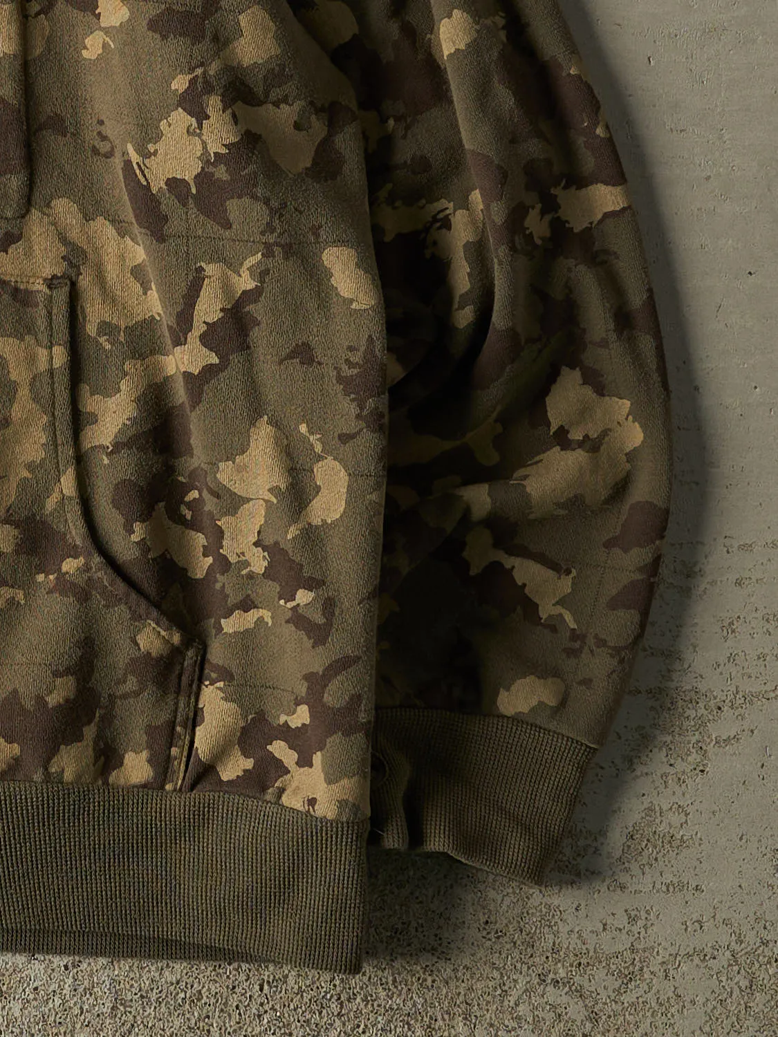 Vintage Y2K Camo Randy River Zip Up Graphic Hoodie (L) sold by Rebalance Vintage product image thumbnail 3