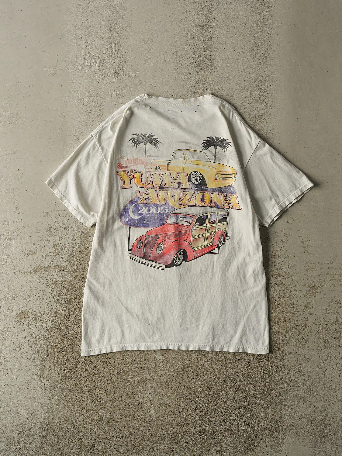 Vintage 05' Beige Yuma Arizona Car Tee (L/XL) sold by Rebalance Vintage product image thumbnail 2