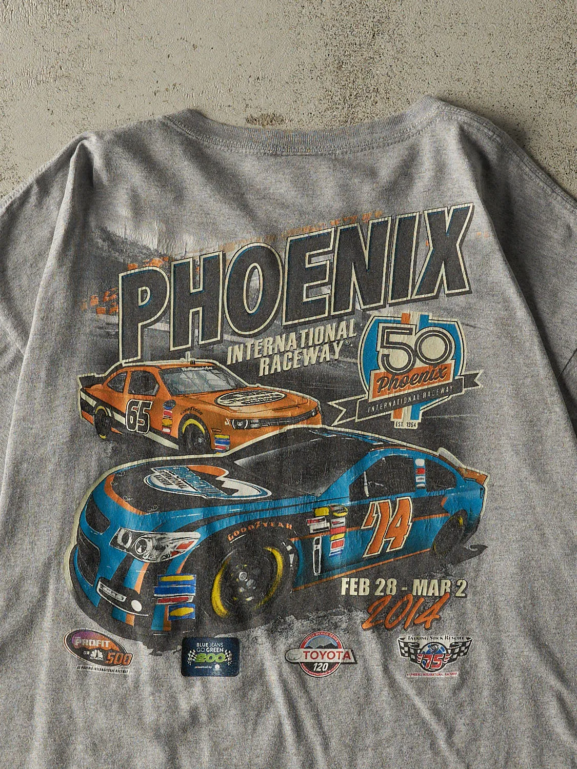 Vintage 14' Grey Phoenix International Raceway Tee (XL) sold by Rebalance Vintage product image thumbnail 4