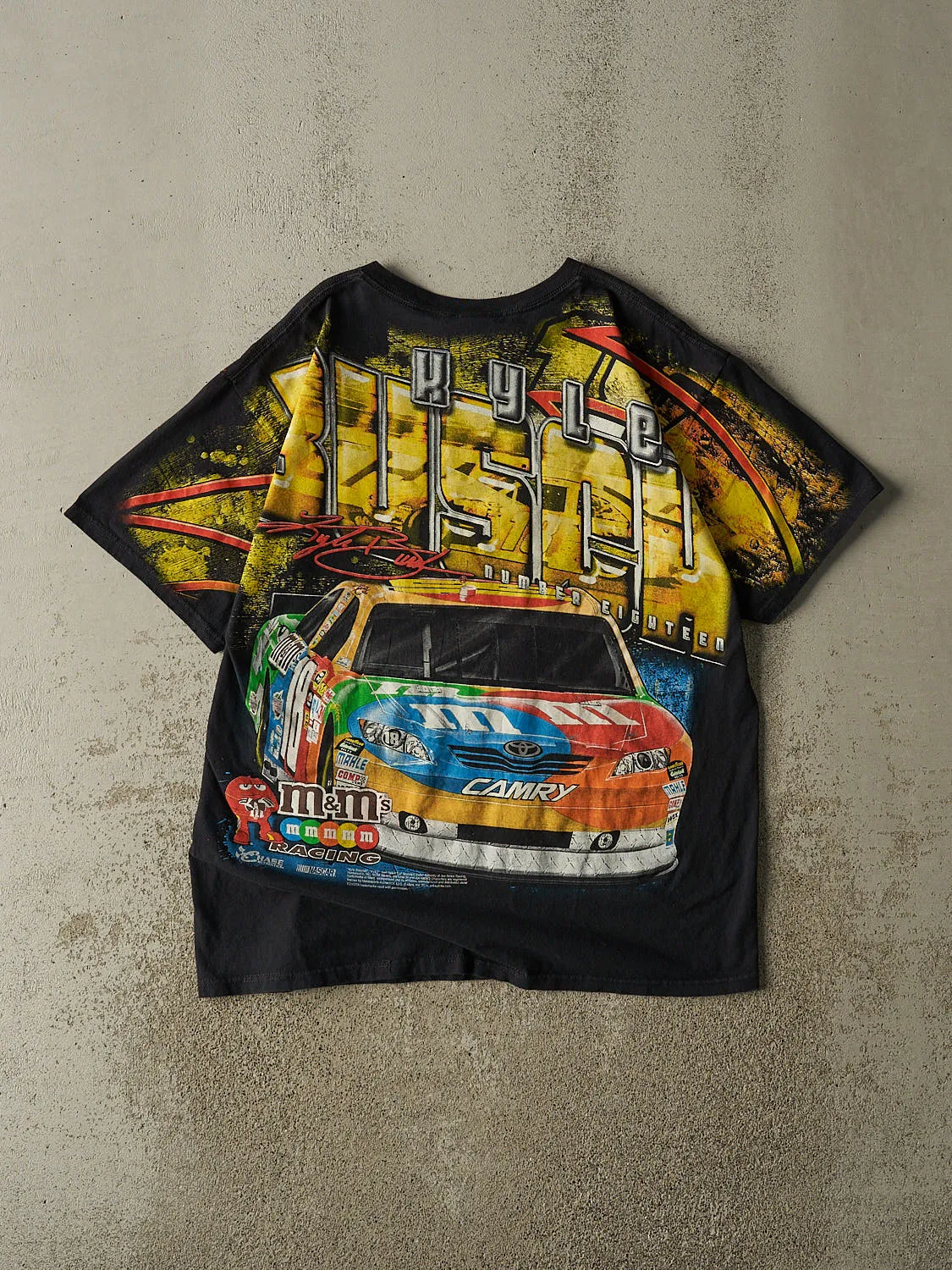 Vintage 11' Black Kyle Busch Nascar AOP Tee (XL) sold by Rebalance Vintage product image thumbnail 2