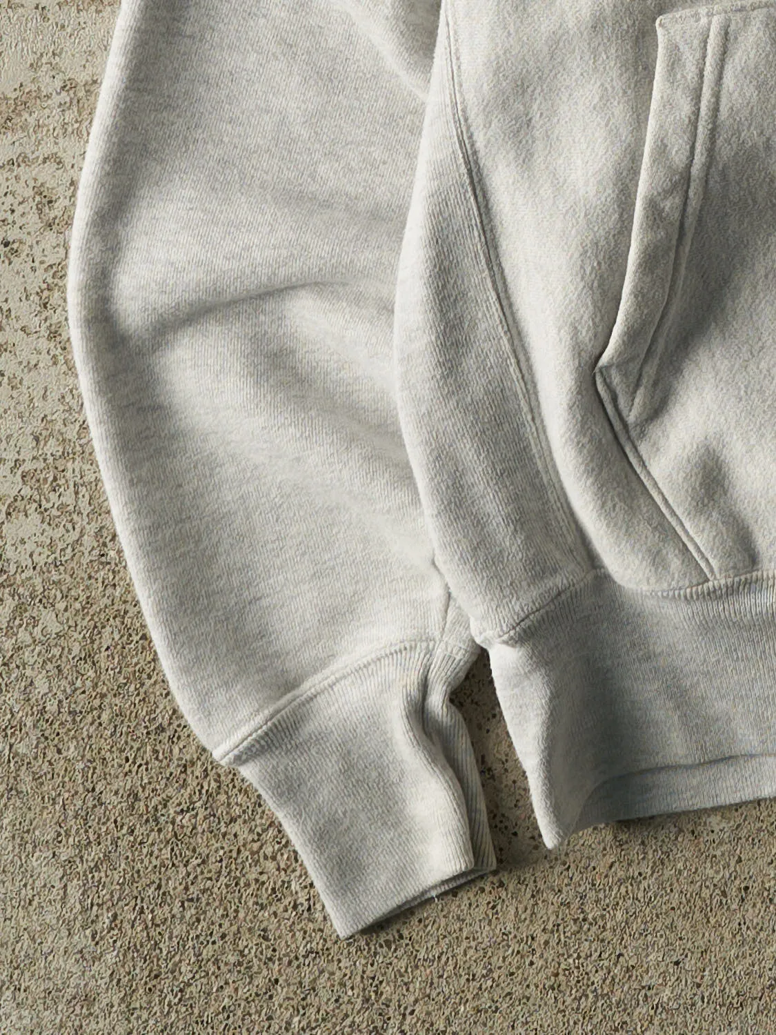 Vintage 90s Heather Grey Champion Reverse Weave Harvard University Hoodie (S/M) sold by Rebalance Vintage product image thumbnail 4
