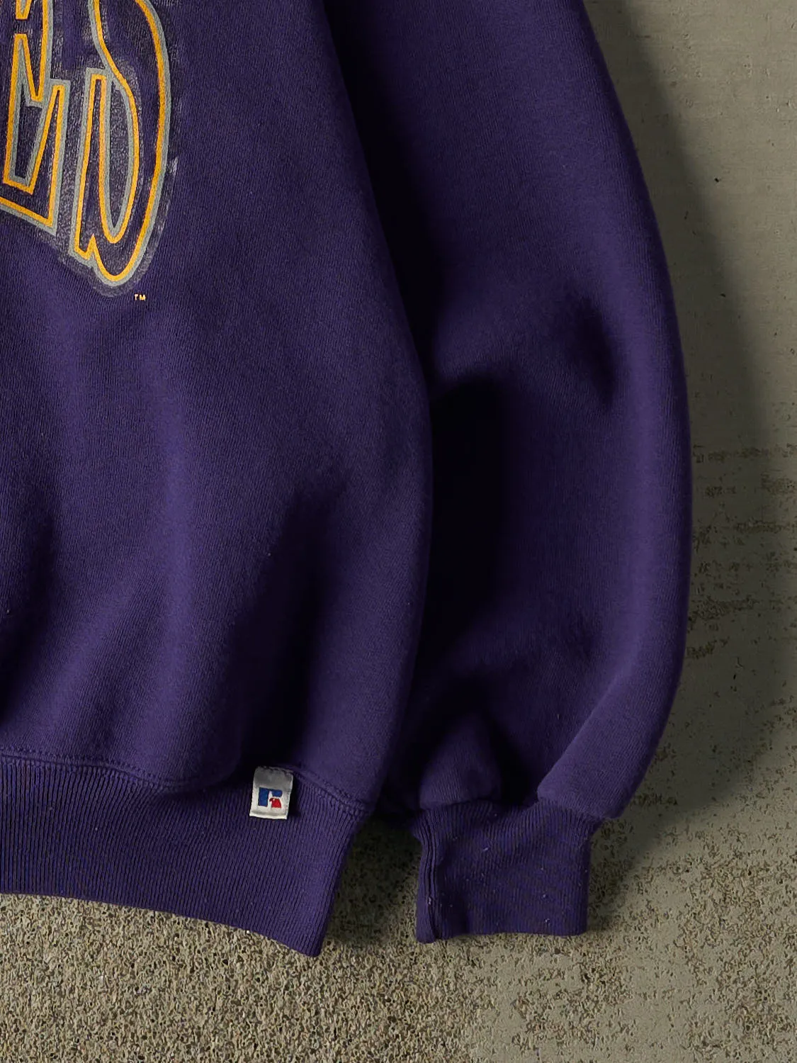Vintage 90s Purple Russell Athletic University of Washington Huskies Crewneck (L/XL) sold by Rebalance Vintage product image thumbnail 3