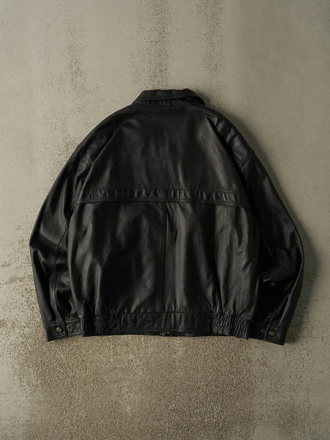 Vintage 90s Black Danier Leather Jacket (XL) sold by Rebalance Vintage product image thumbnail 2