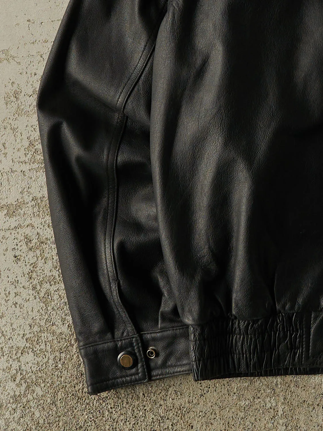 Vintage 90s Black Danier Leather Jacket (XL) sold by Rebalance Vintage product image thumbnail 4