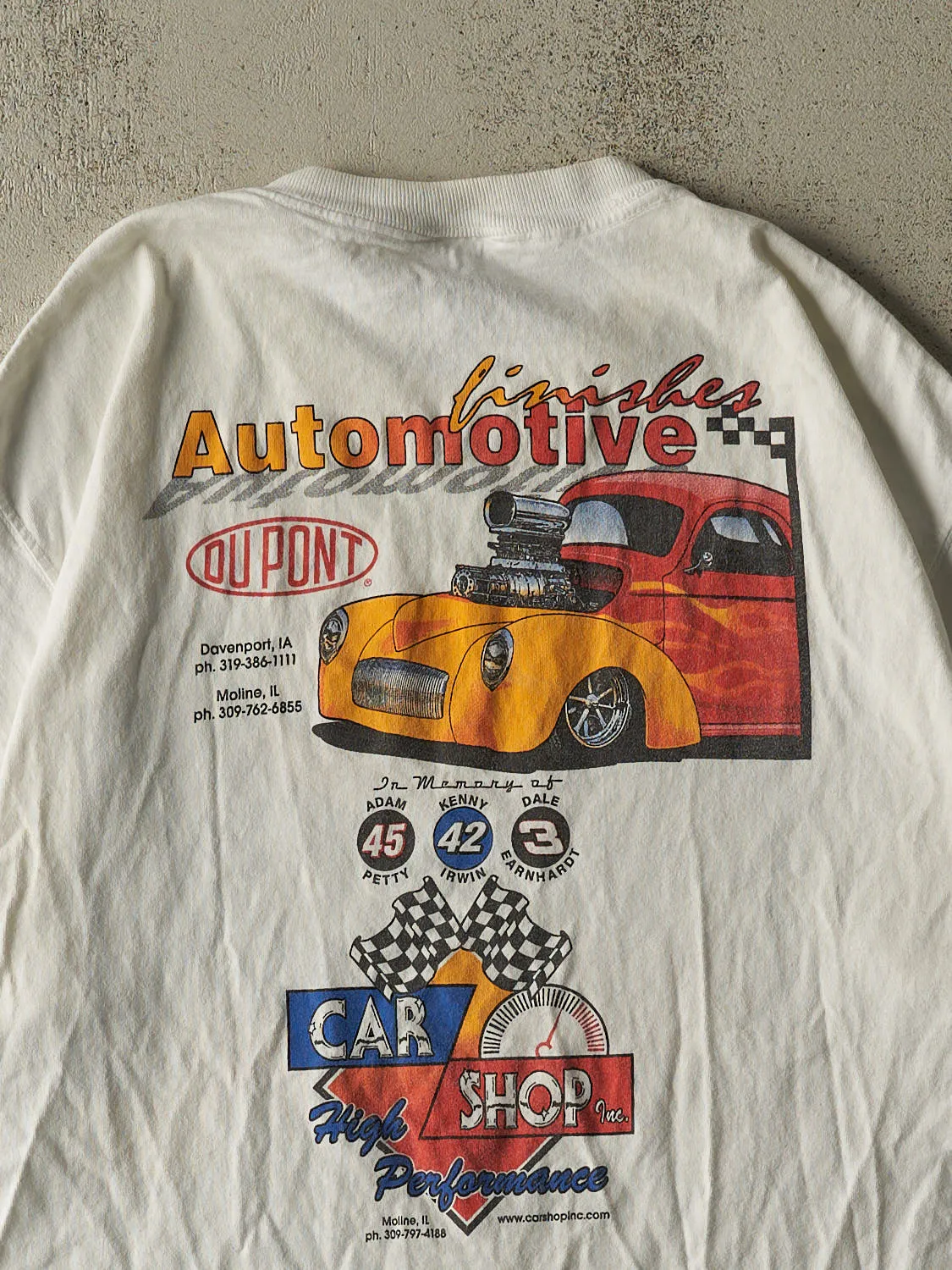 Vintage 01' White Midas Vintage Rods Tee (XL/XXL) sold by Rebalance Vintage product image thumbnail 4